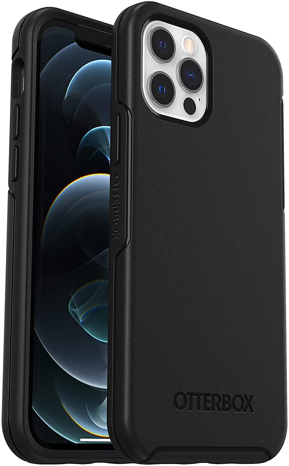 Symmetry Case for iPhone 12 / iPhone 12 Pro, Shockproof, Drop proof, Protective Thin Case, 3x Tested to Military Standard, Antimicrobial Protection, Black