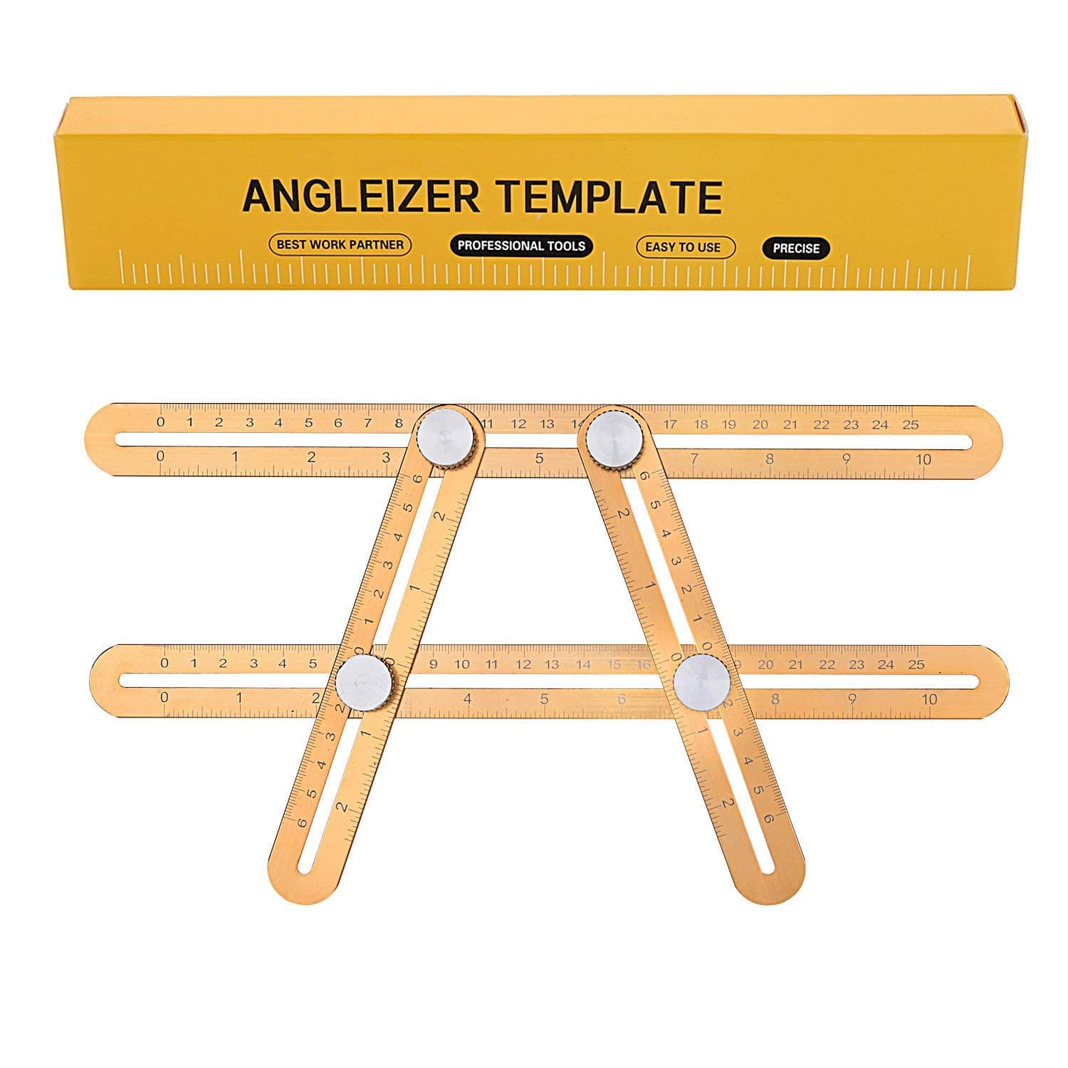 Angleizer Template Tool Measuring Instrument Four-Side Multi Angle Side Ruler Aluminum Alloy