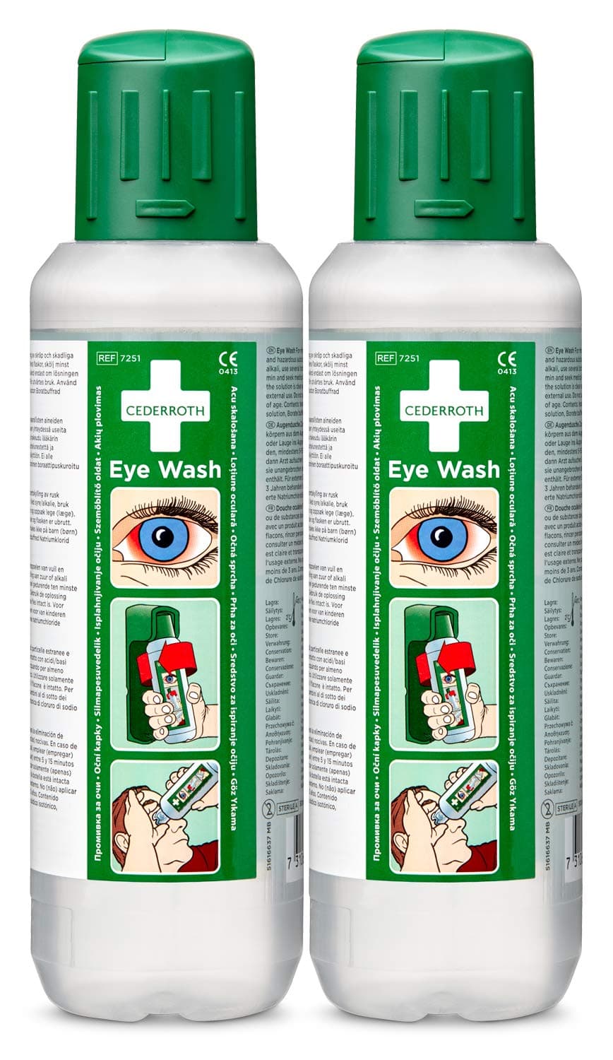 Cederroth CD15 Neutralising Eyewash Bottle, 500 mL