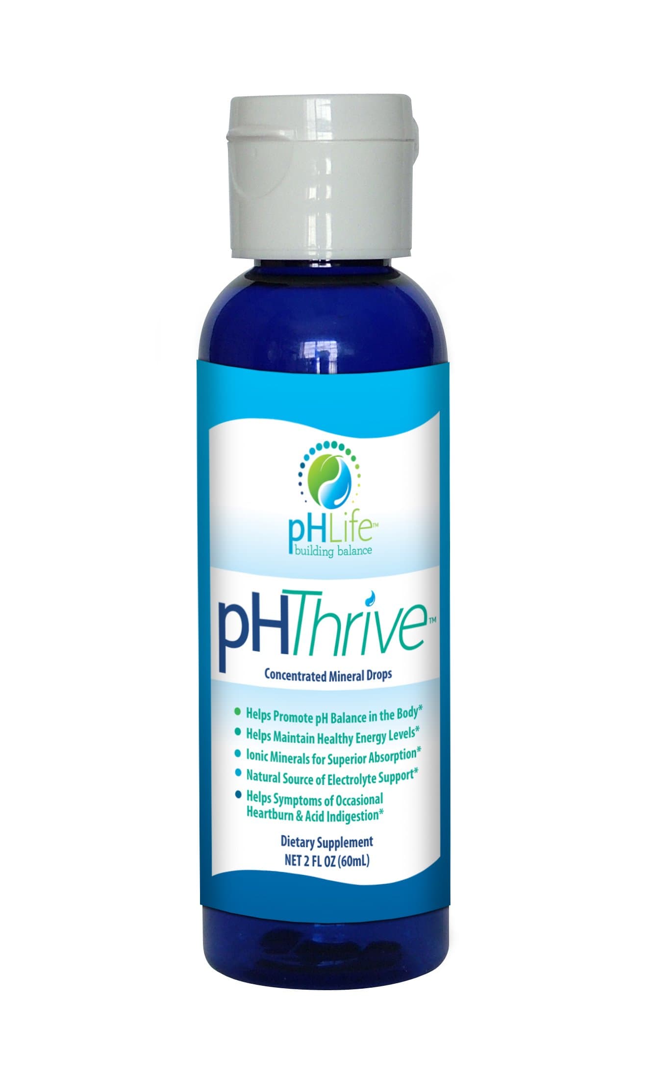 2 oz pH Thrive Alkaline Mineral Drops, pH Drops, Alkaline Minerals