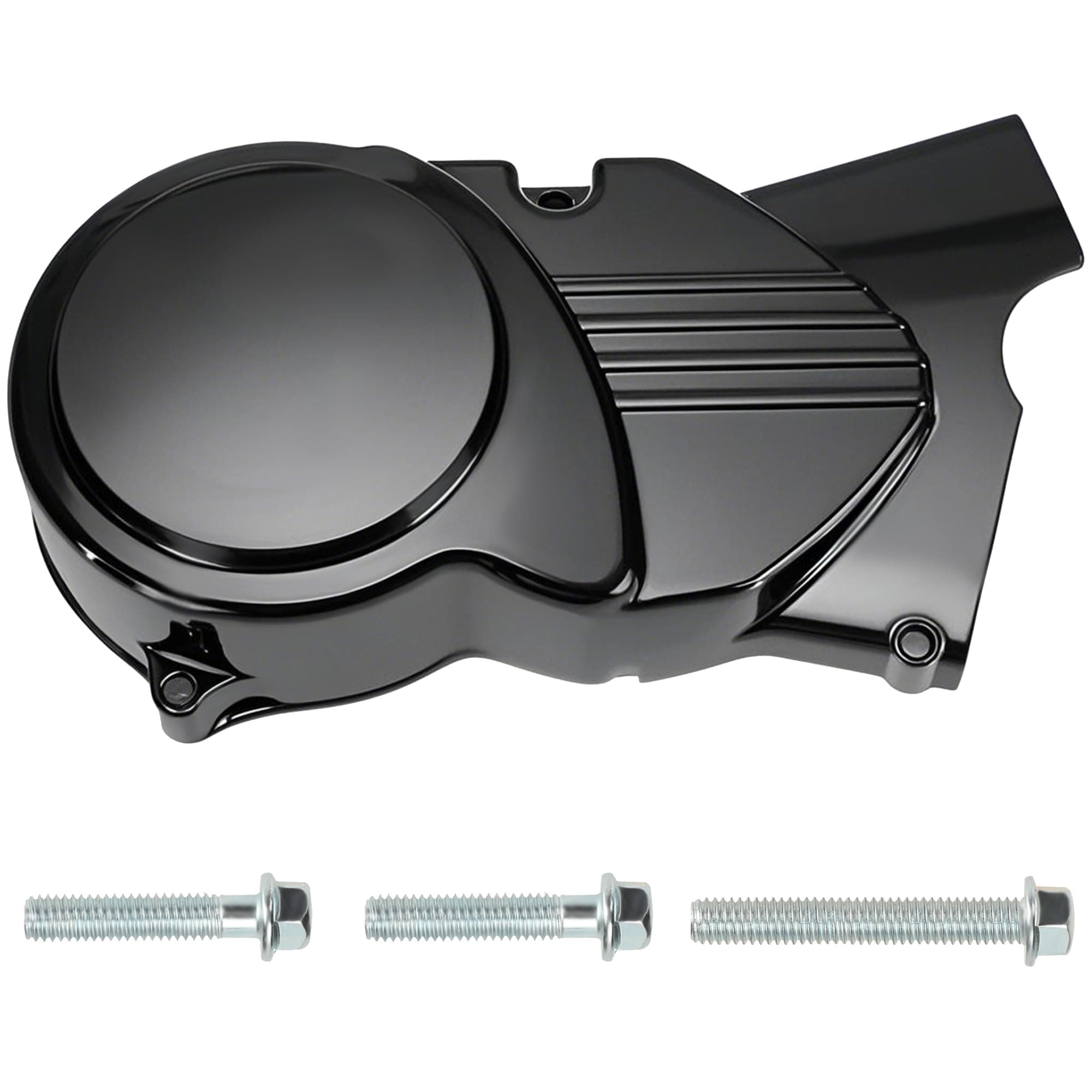 YOXUFA Left Engine Stator Cover for 50cc 70cc 90cc 110cc 125cc SSR TaoTao DB24 DB17 DB27 Coolster Madmax Apollo Baja X-pro Stomp Thumpstar Roketa Lifan Motor Chinese Pit Dirt Bike Parts Black