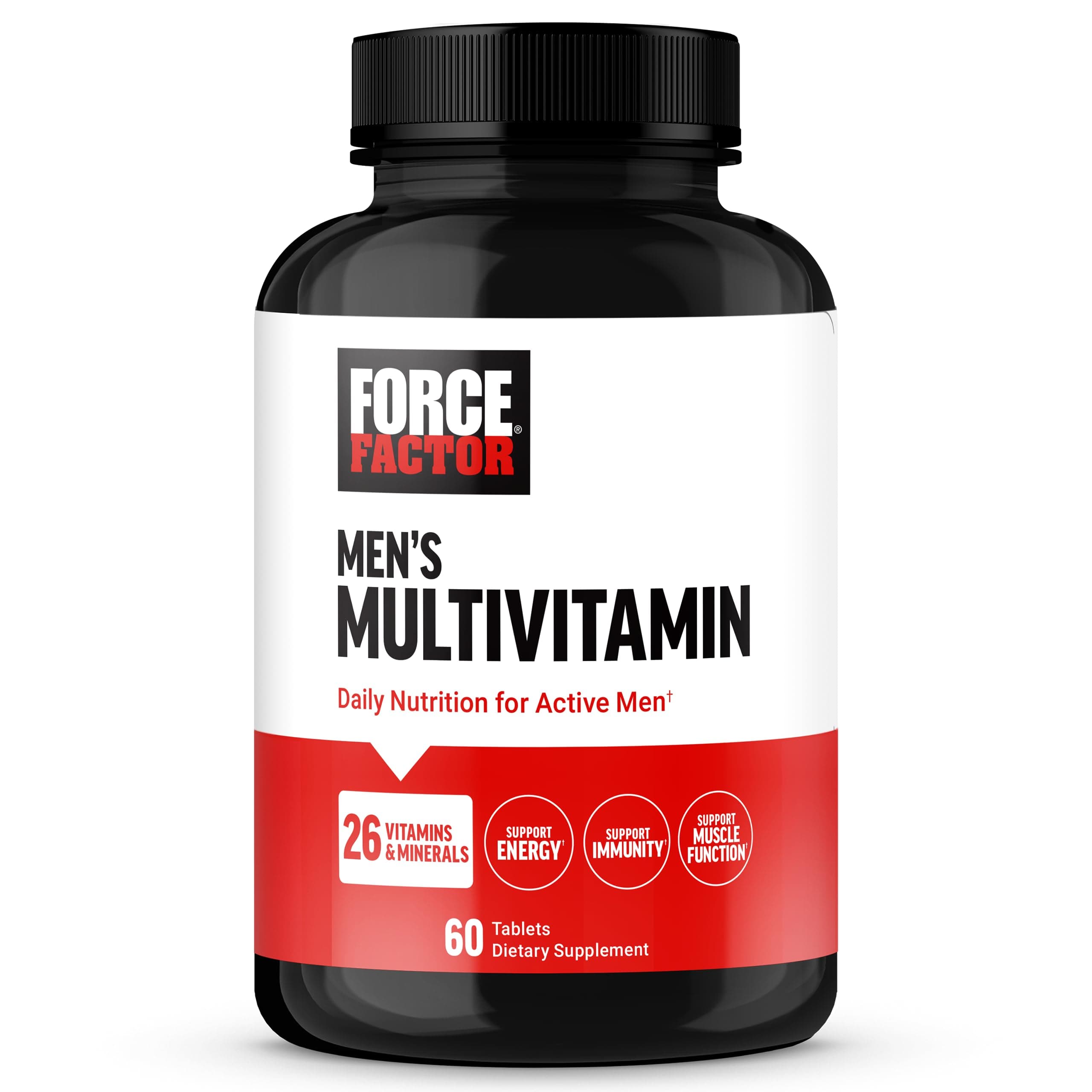 Men’s Multivitamins, Multivitamin for Men Plus Amino Acids Supplement with 27 Vitamins and Minerals, and Phytonutrients to Support Energy, and Immunity, 60 Tablets