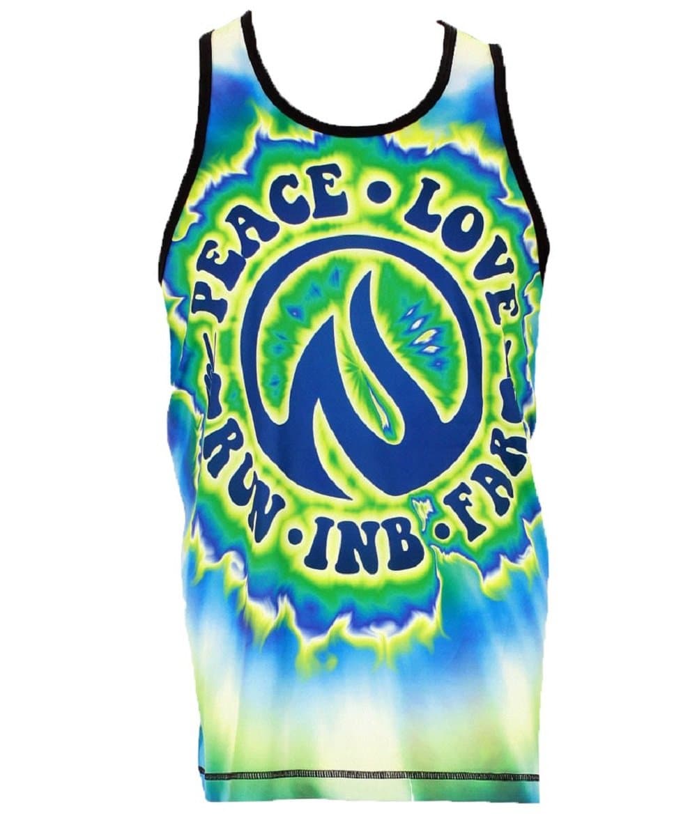 INKnBURN Men's Tie Dye Tech Tank Top