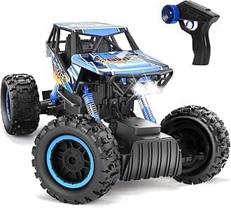 DOUBLE E RC Car 1:12 Remote Control Car Monster Trucks 4WD Off Road RC Truck with Head Lights All Terrain Electric Vehicles