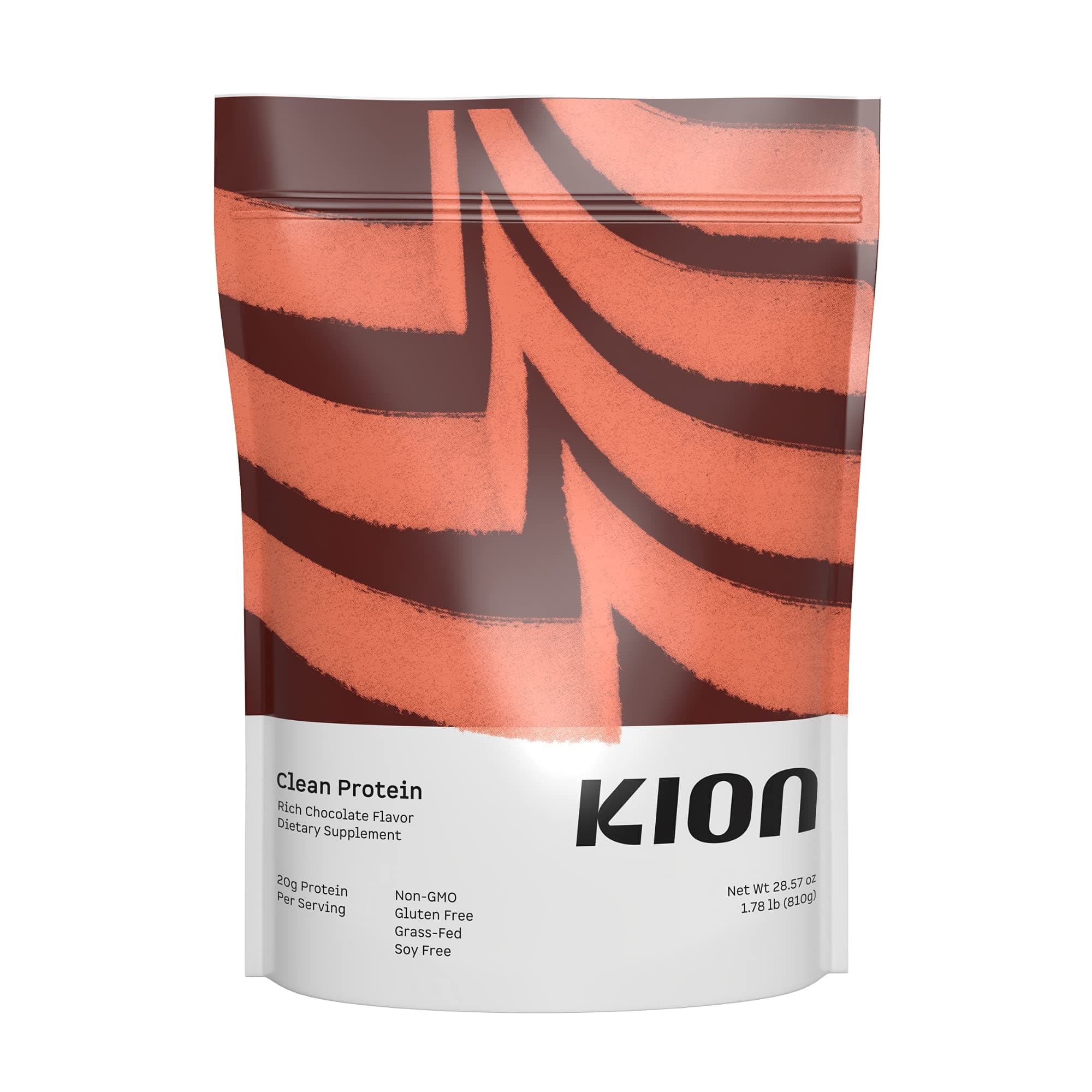 Kion Clean Protein | Grass-Fed & Pasture-Raised Whey Isolate Protein Powder | Rich Chocolate | 30 Servings