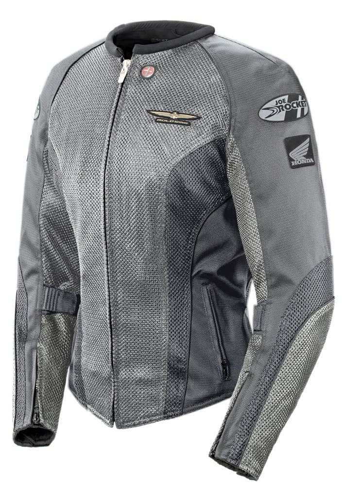 Joe Rocket Honda Goldwing Skyline 2.0 Jacket Silver/Grey Womens 1-Diva