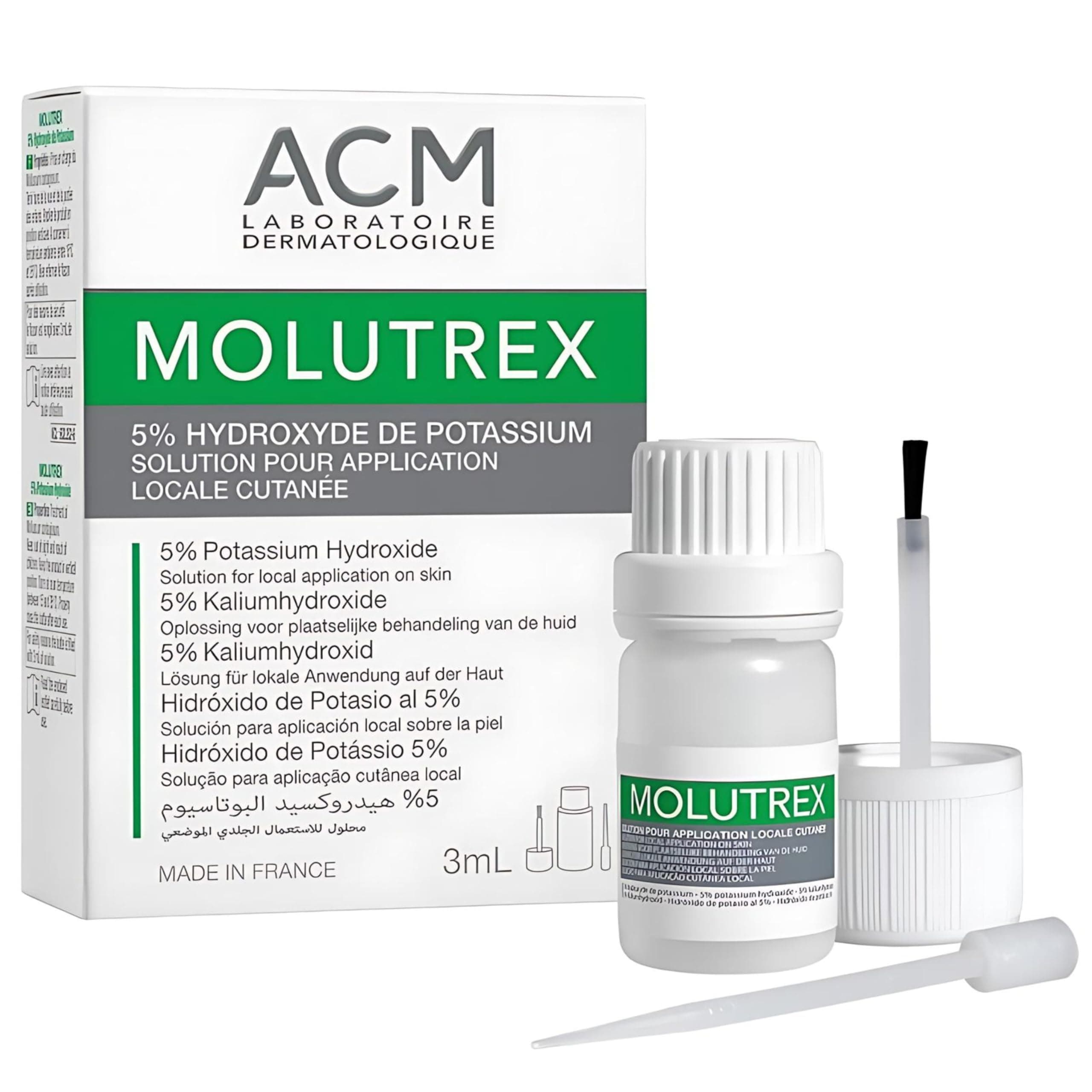 Laboratory Acm Molutrex 5% Potassium Hydroxide, 3 ml (Pack 1)