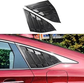 Rear Side Window Louvers Compatible for Honda Accord 2022 2021 2020 2019 2018 Accesories Sport Style Air Vent Cover Compatible for 10th Gen Honda Accord (Carbon Fiber Pattern)