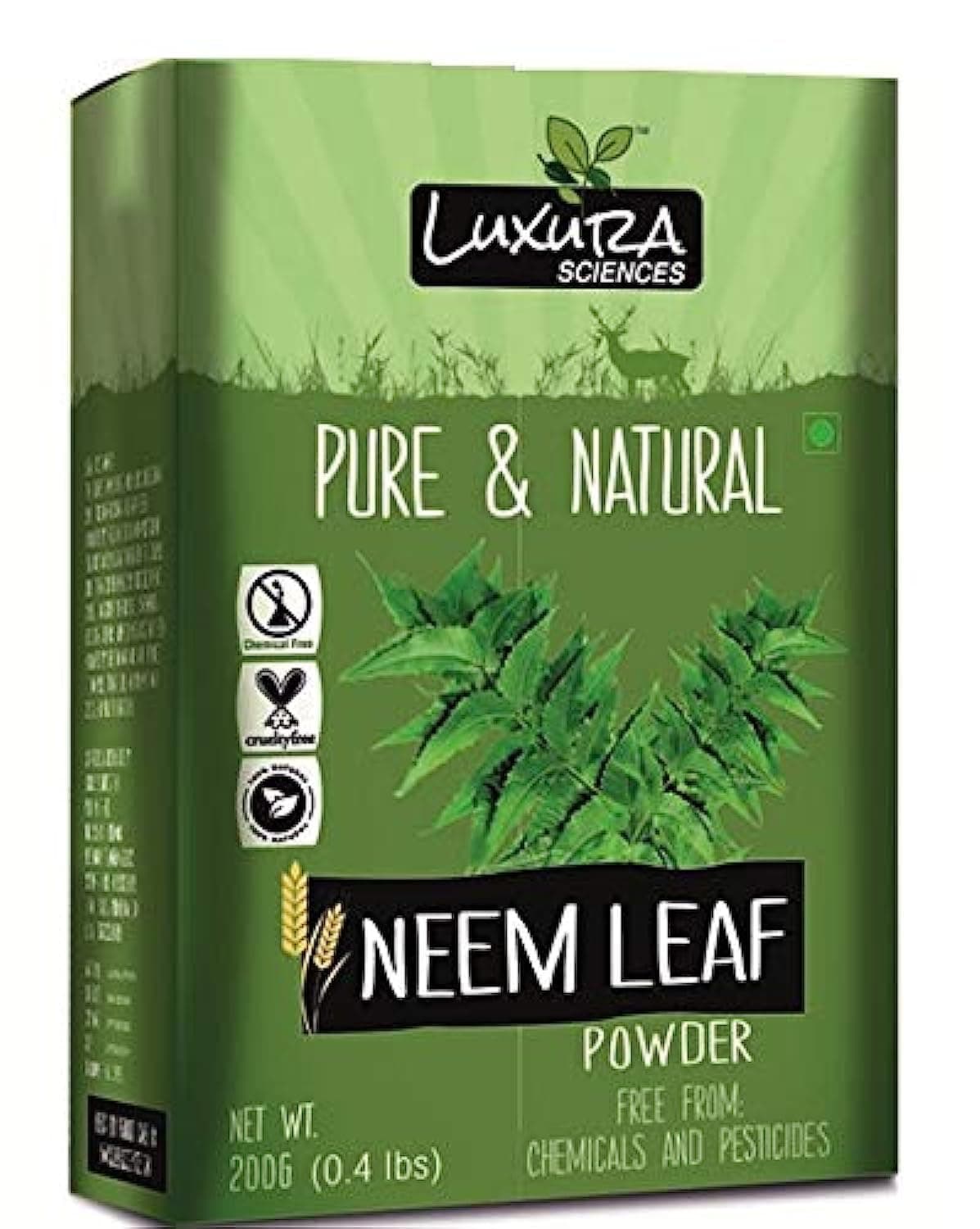 Luxura Sciences Neem Leaf Powder 200 Gms