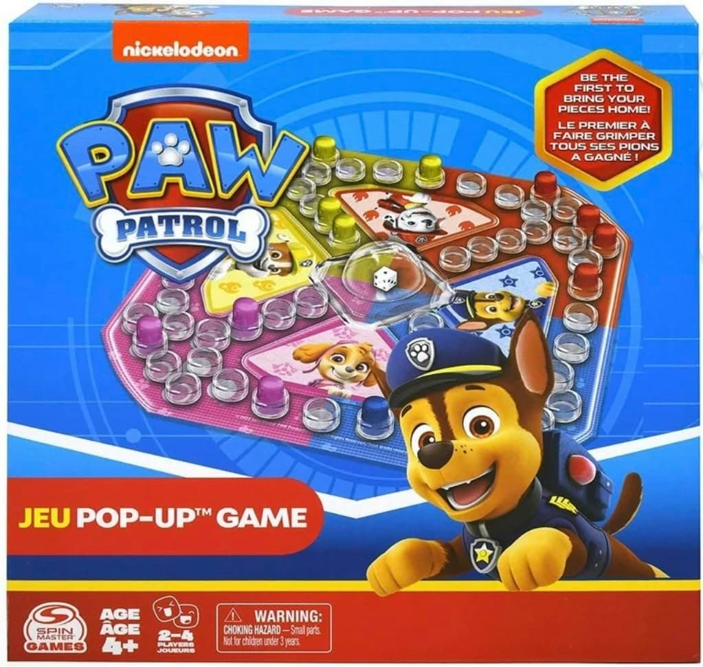 Paw Patrol Pop Up Game