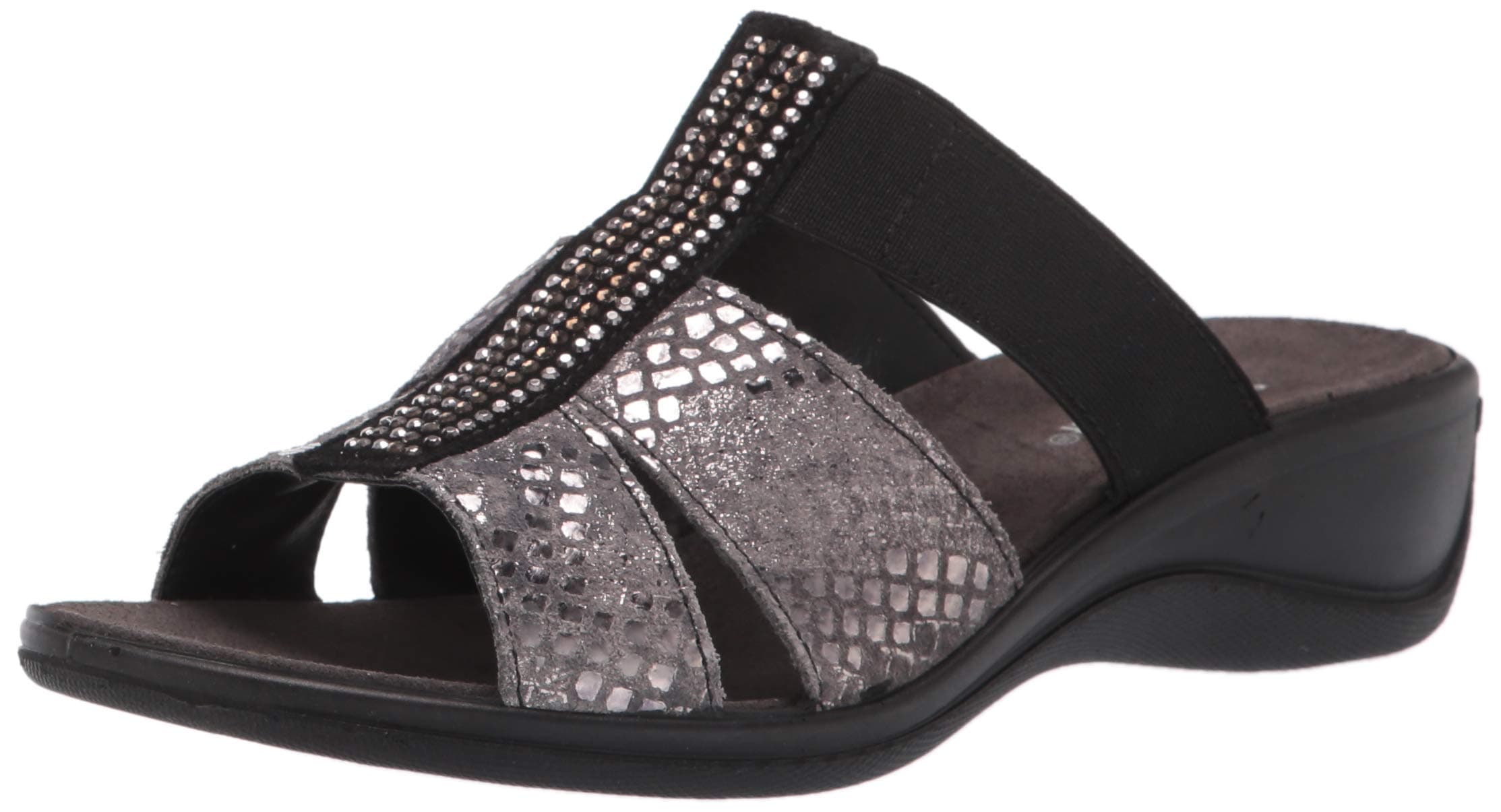 SALAMANDERWomen's Wedge Sandal, Black