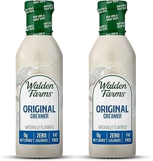 Original Coffee Creamer – Zero Calorie, Fat-Free, Sugar-Free, Low Carb, Keto-Friendly, Dairy-Free, Vegan – 2-Pack, 12 oz Bottles