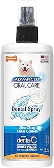 Advanced Oral Care Dog Dental Spray - Liquid Tartar Remover - Dog Breath Freshener & Teeth-Cleaning Spray (4 oz.)
