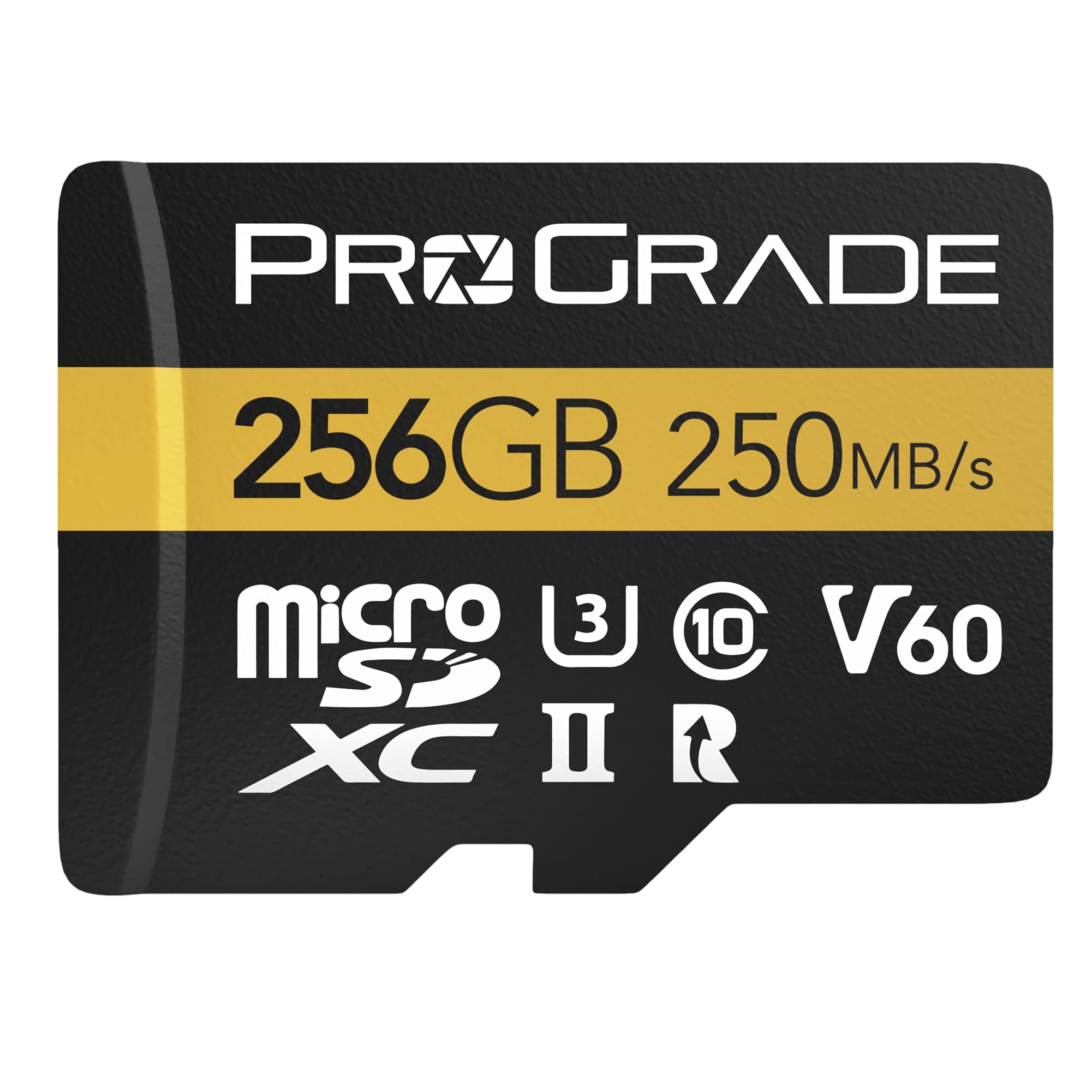 – microSD Card V60 (256GB) - Tested for Full Size SD Card Devices | Up to 250MB/s Read, 130MB/s Write ProGrade Digital