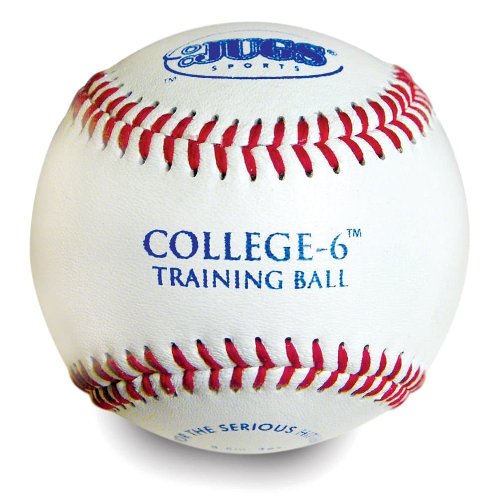 Jugs College-6 Practice Baseballs—Mesh 6 Pack