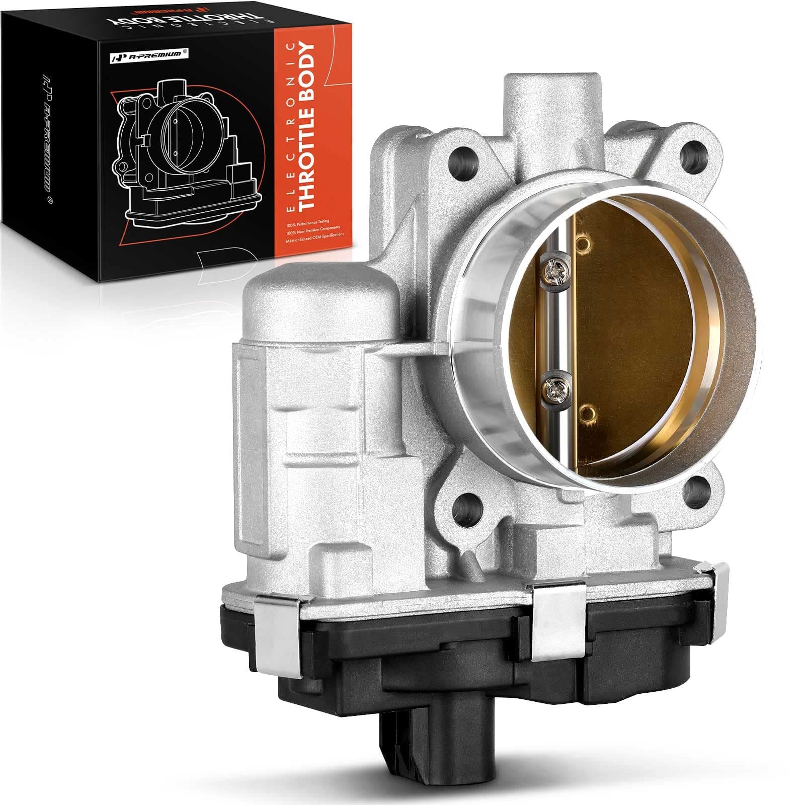 A-Premium Electronic Throttle Body Compatible with 2008-2011 Chevy, GMC, Buick, Pontiac & Saturn Models - Malibu, Equinox, HHR, Terrain, LaCrosse, Regal, G6, 2.4L - Replaces 12631186