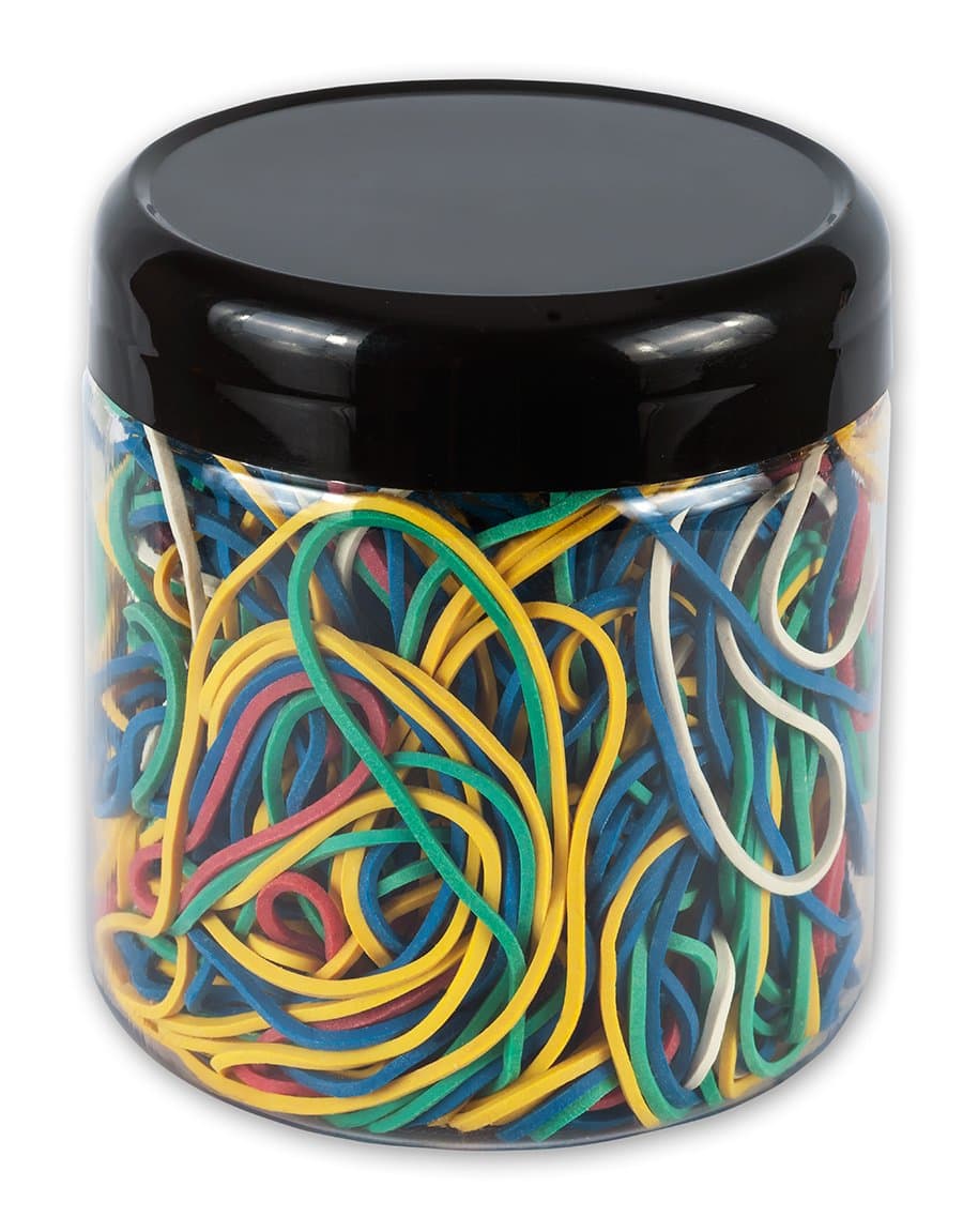 Victory Office 190SS Rubber Bands, Assorted Colours