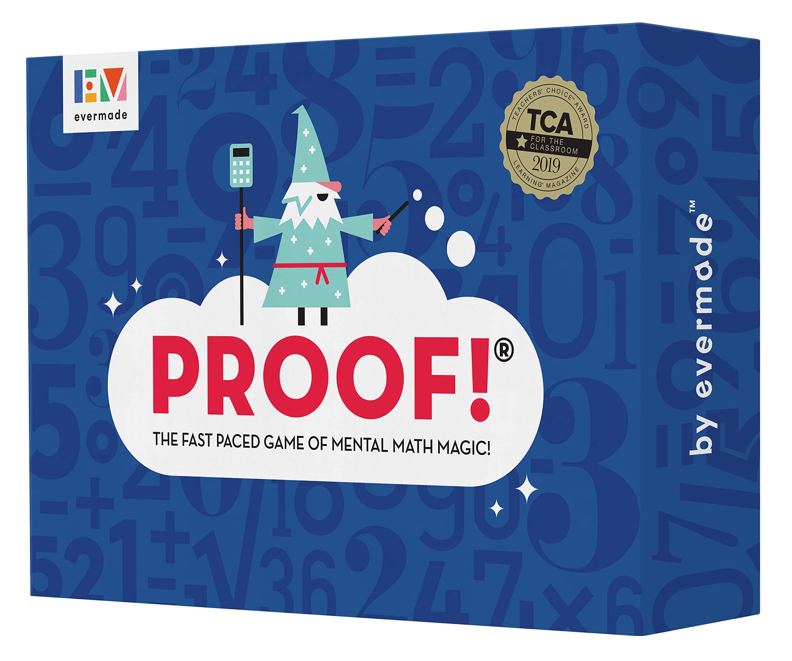 Proof! Math Game - The Fast Paced Game of Mental Math Magic - Teachers’ Choice Award Winning, Educational Fun, Ages 9+