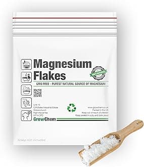 Magnesium Flakes (5KG Bag) Pure Magnesium Chloride from The Dead Sea - Mineral-Rich Bath Salts for Foot & Muscle Soaks - Improves Sleep, Stress Relief, Joint Health & Skin Hydration