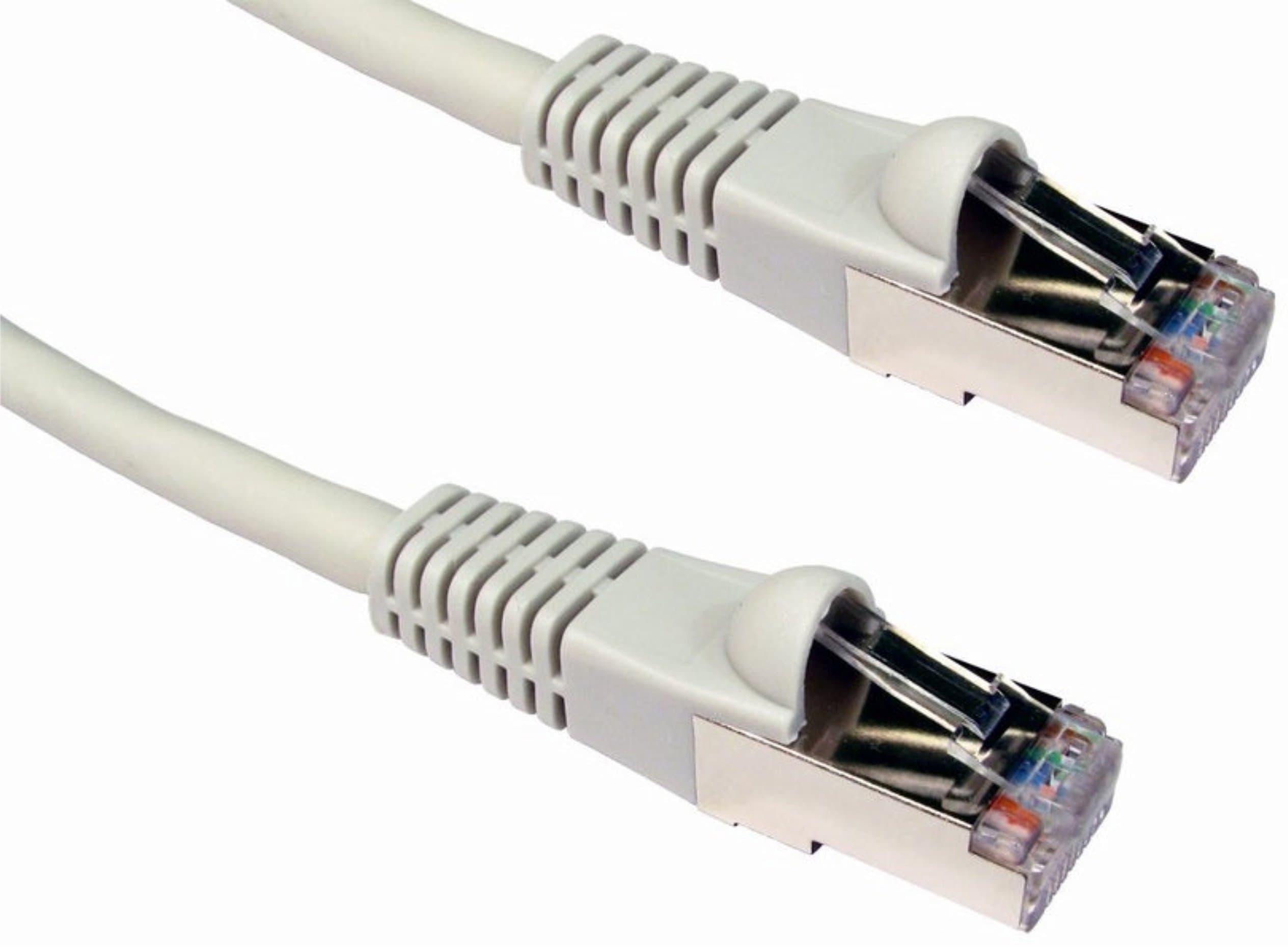 rhinocables CAT 6A High-Speed Ethernet Cable - Reliable LAN Network RJ45 Cable for Fast Internet & Data Transfer | WiFi Broadband Cable for Gaming & Streaming, Durable 24 AWG Wires (5m, Grey)