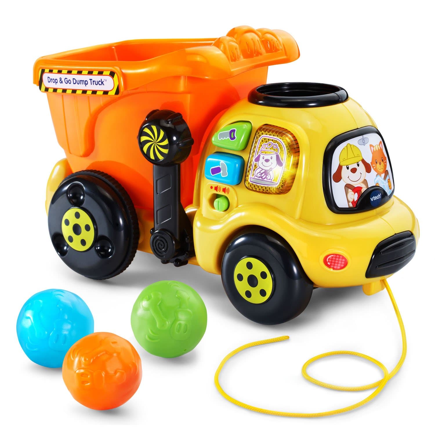 Drop and Go Dump Truck, Orange