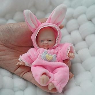 Fen se xiao tu zi lianti yi zheng yan xiao budian Reborn Baby Doll, Skin