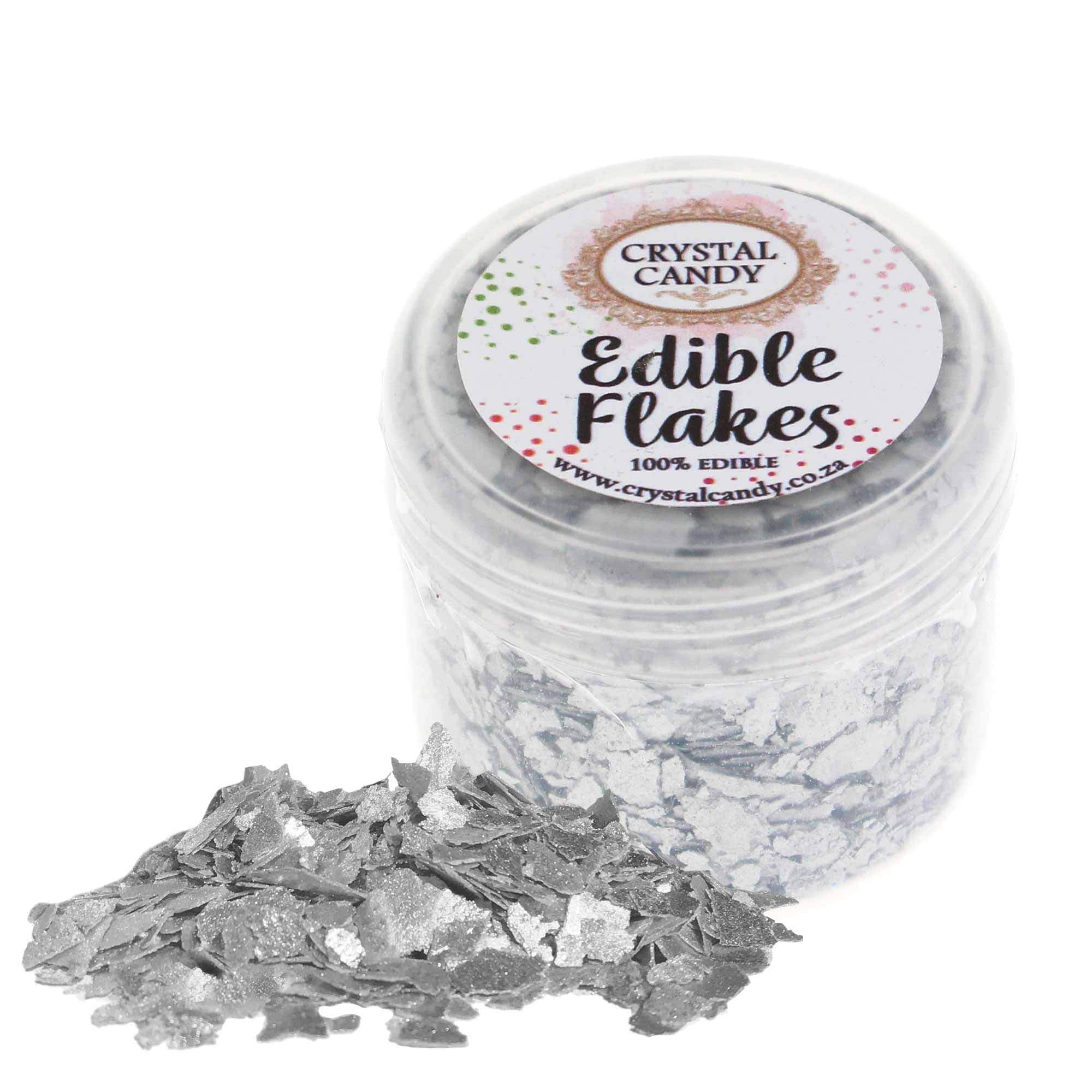 CRYSTAL CANDYEdible Flakes, Silver Moon