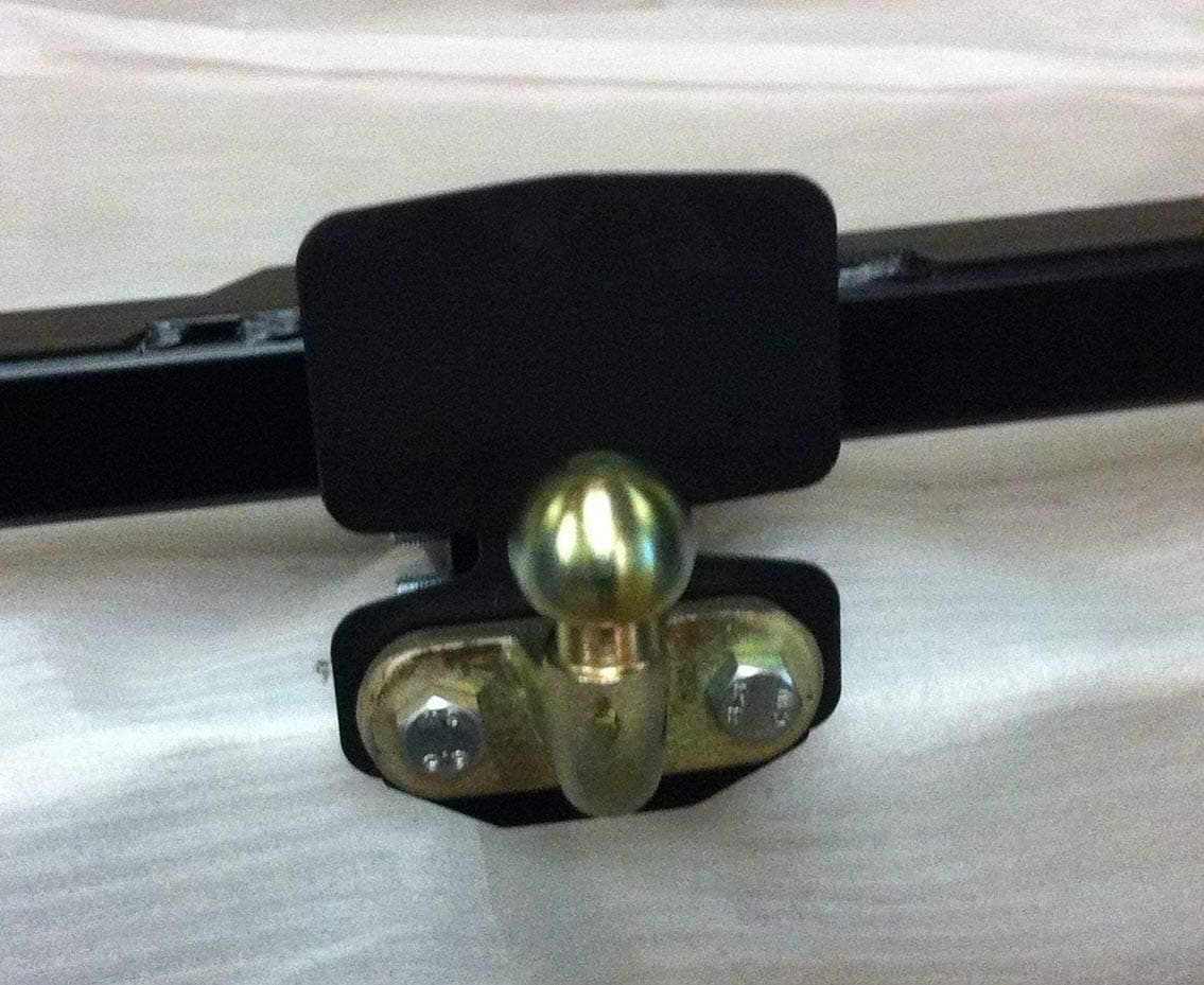 TOWBAR BUMPER PROTECTOR PLATE HEAVY DUTY BLACK (CPBP151)