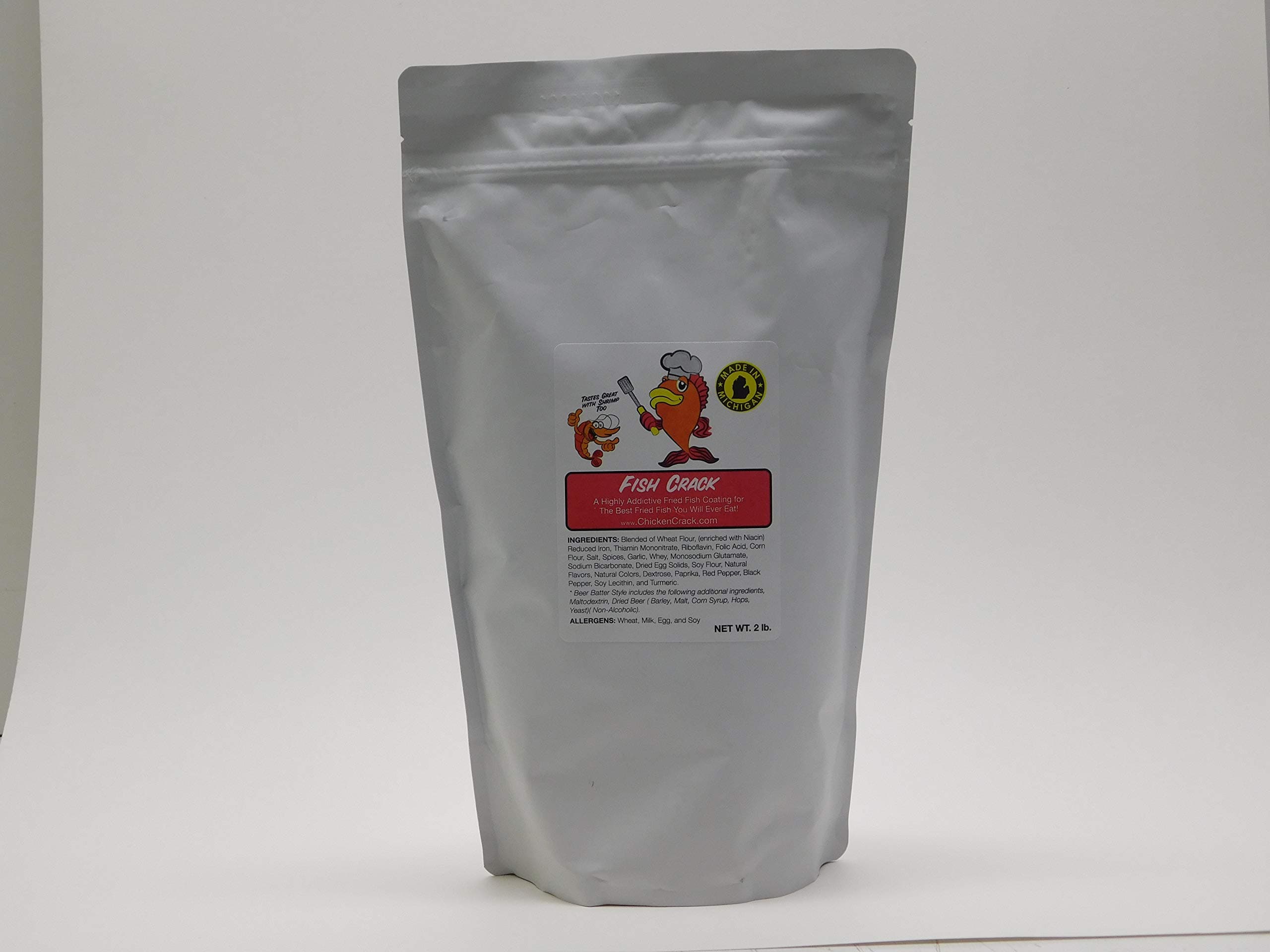- FISH CRACK Highly Addictive Fried Fish Coating!-by Chicken Crack,Large 2 pound bag!
