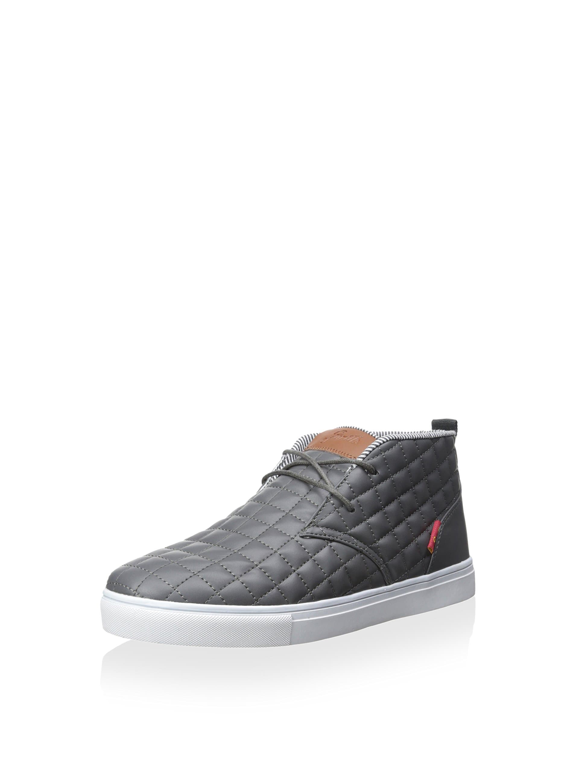 Landon Quilted Hi Sneaker (10.5, Grey)