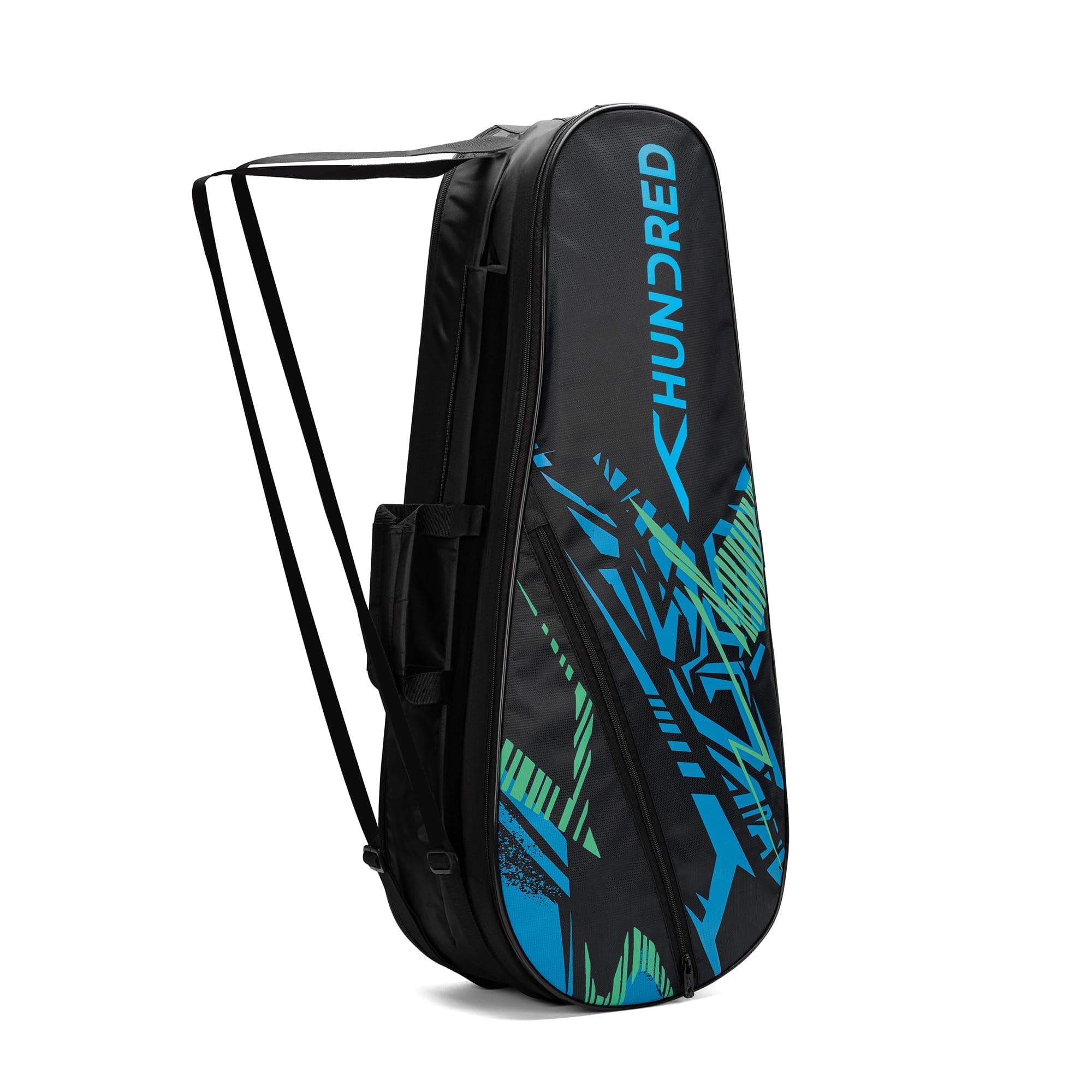 Hundred Metro Pack Badminton Kit Bag (Black/Blue) Polyester