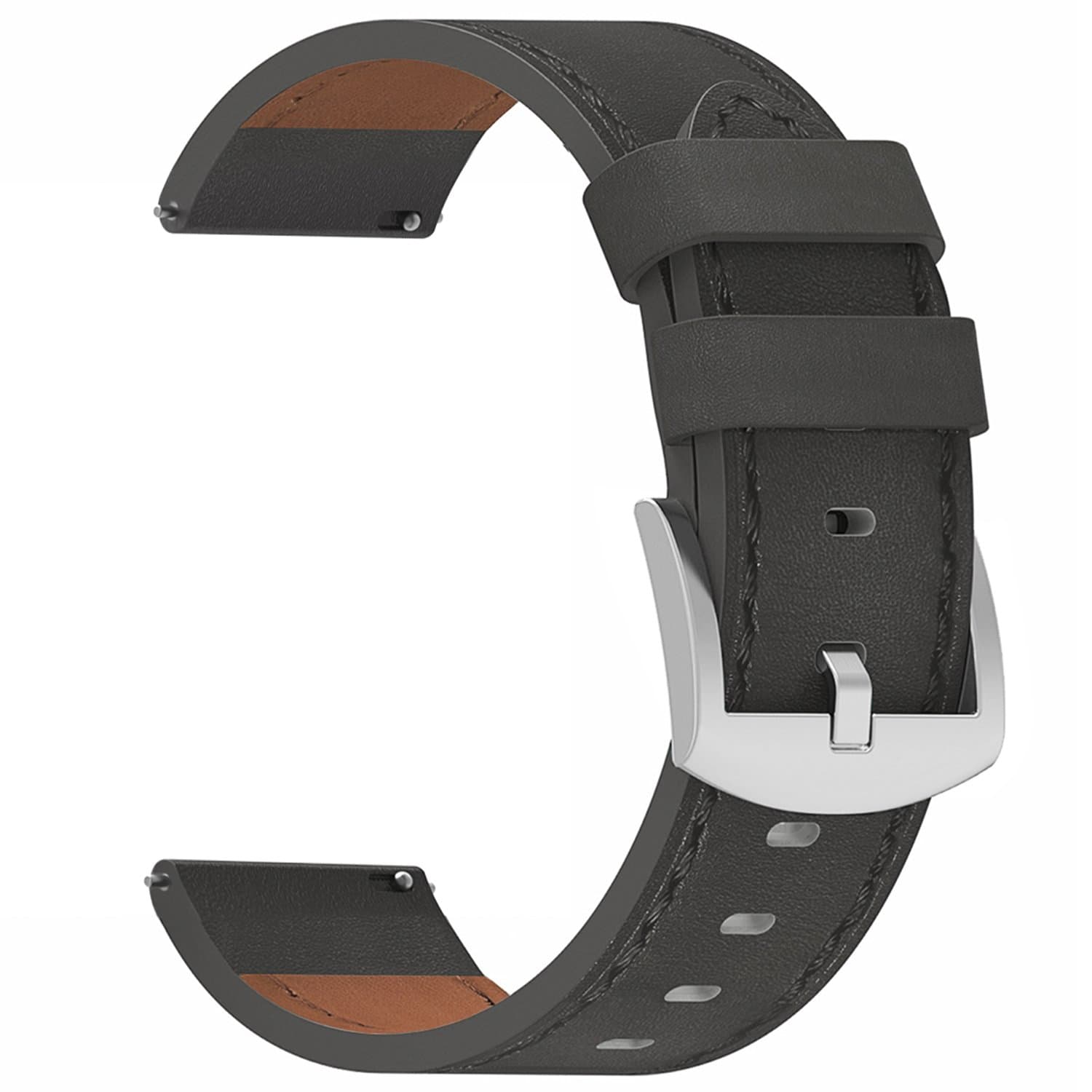 for Samsung Gear S3 Watch Bands Slate Large,Austrake Replacement Leather Strap with Stainless Steel Buckle for Samsung Gear S3 Classic/Frontier Smartwatch Band