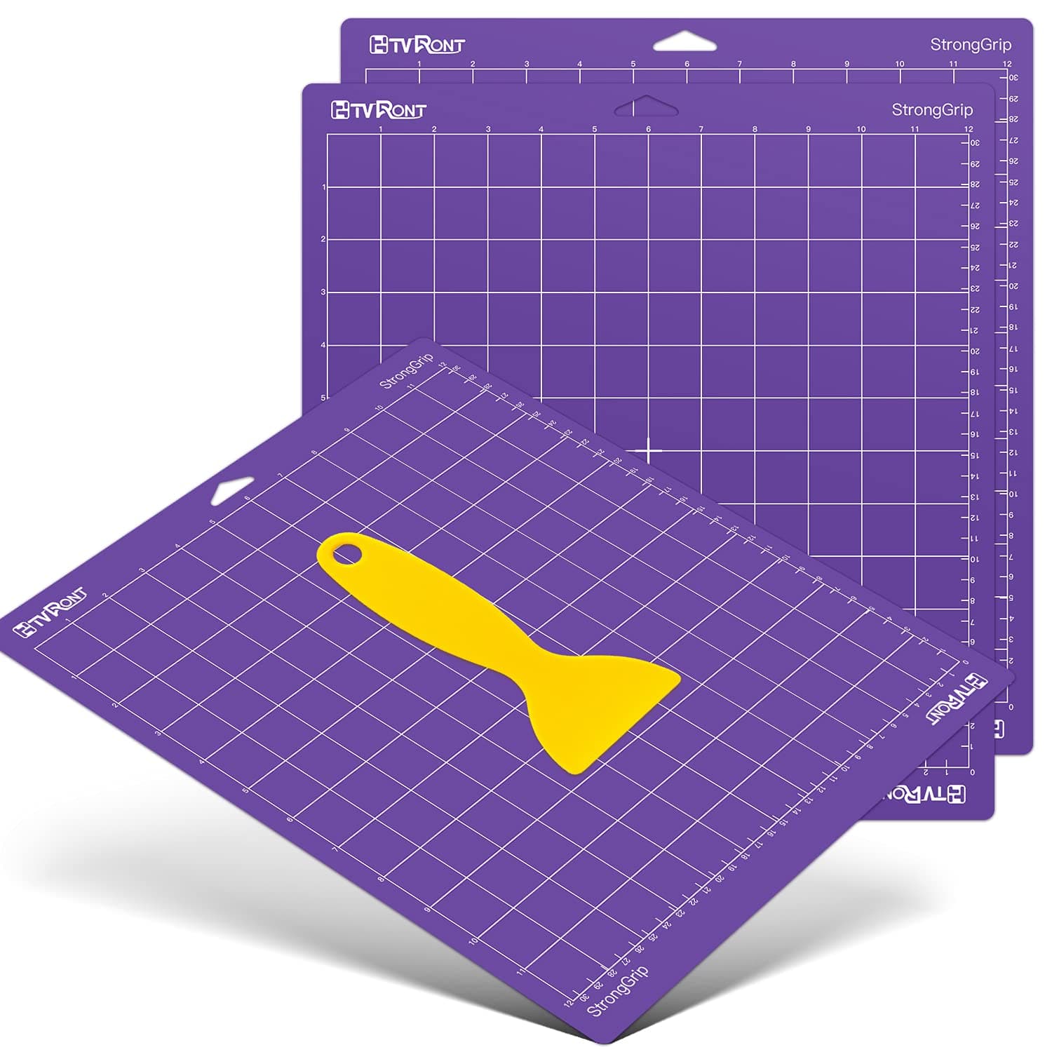 HTVRONTStrong Grip Cutting Mat for Cricut, 3 Pack Cutting Mat 12x12 for Cricut Explore Air 2/Air/One/Maker,Strong Grip Cutting Mats Replacement Accessories for Cricut