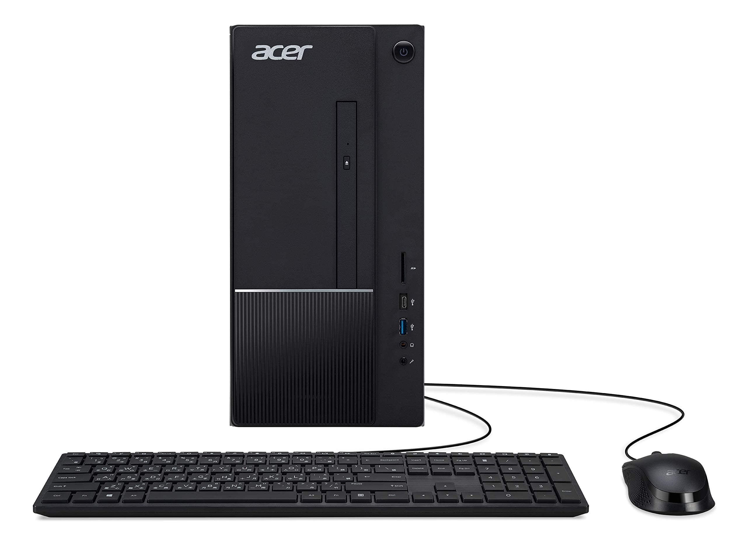 acer Aspire TC-866-UR11 Desktop, 9th Gen Intel Core i5-9400 6-Core Processor, 8GB 2666MHz DDR4, 512GB SSD, 8X DVD, 802.11ac WiFi 5, USB 3.1 Type C, Windows 10 Home