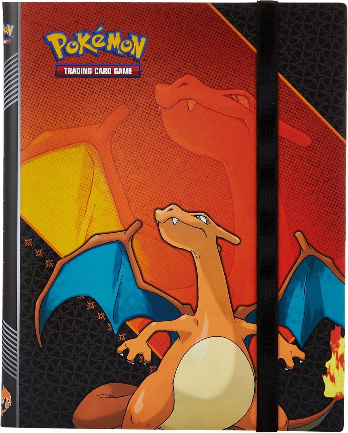 Pokemon: Charizard 9-Pocket Full-View PRO Binder Red, Trading Card Collector's Album Display Binder Protection Solution