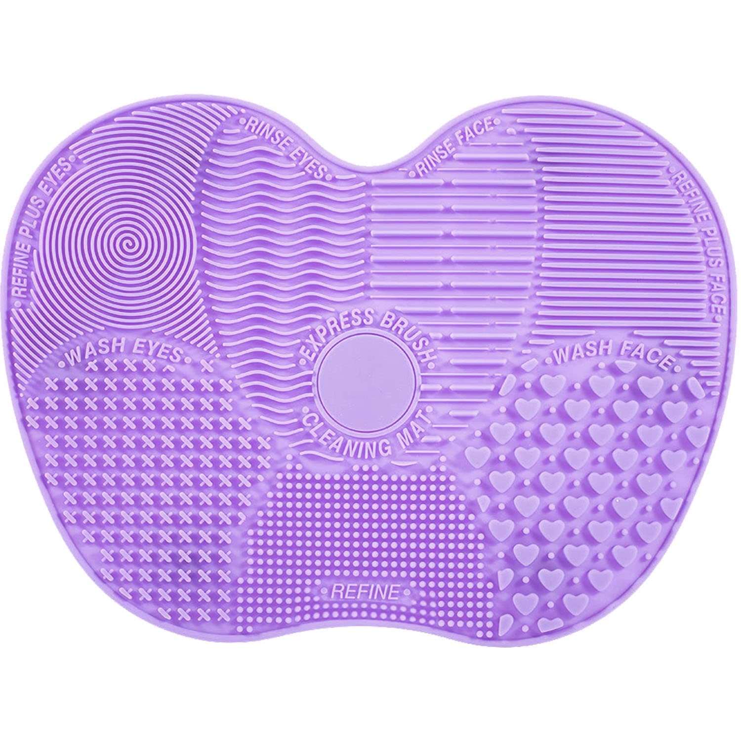 Silicone Makeup Brush Cleaning Mat (Purple)