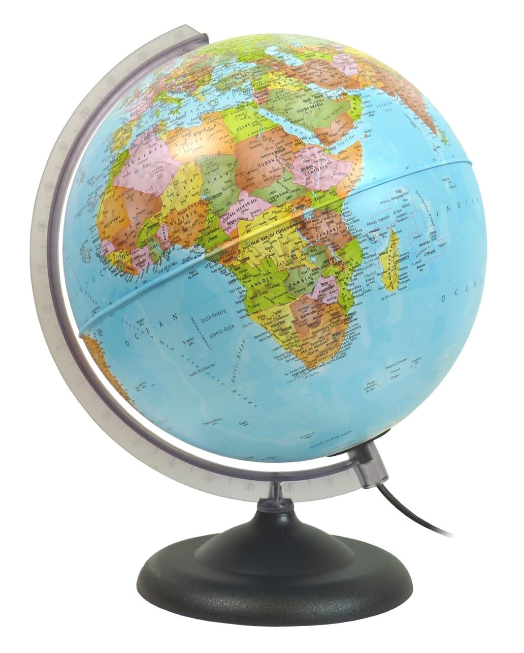 The World Scholar Globe Illuminated 25cm