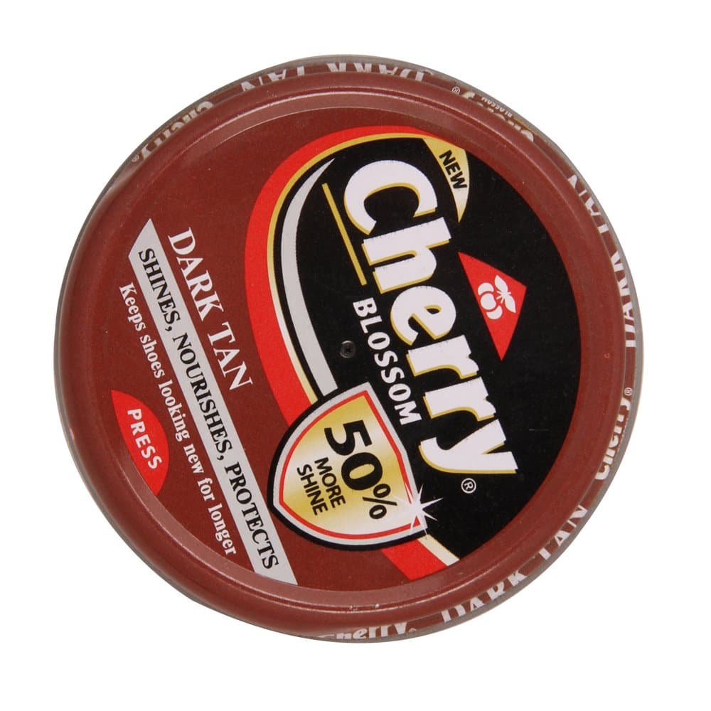 Cherry Shoe Polish - Dark Tan 40g Pack