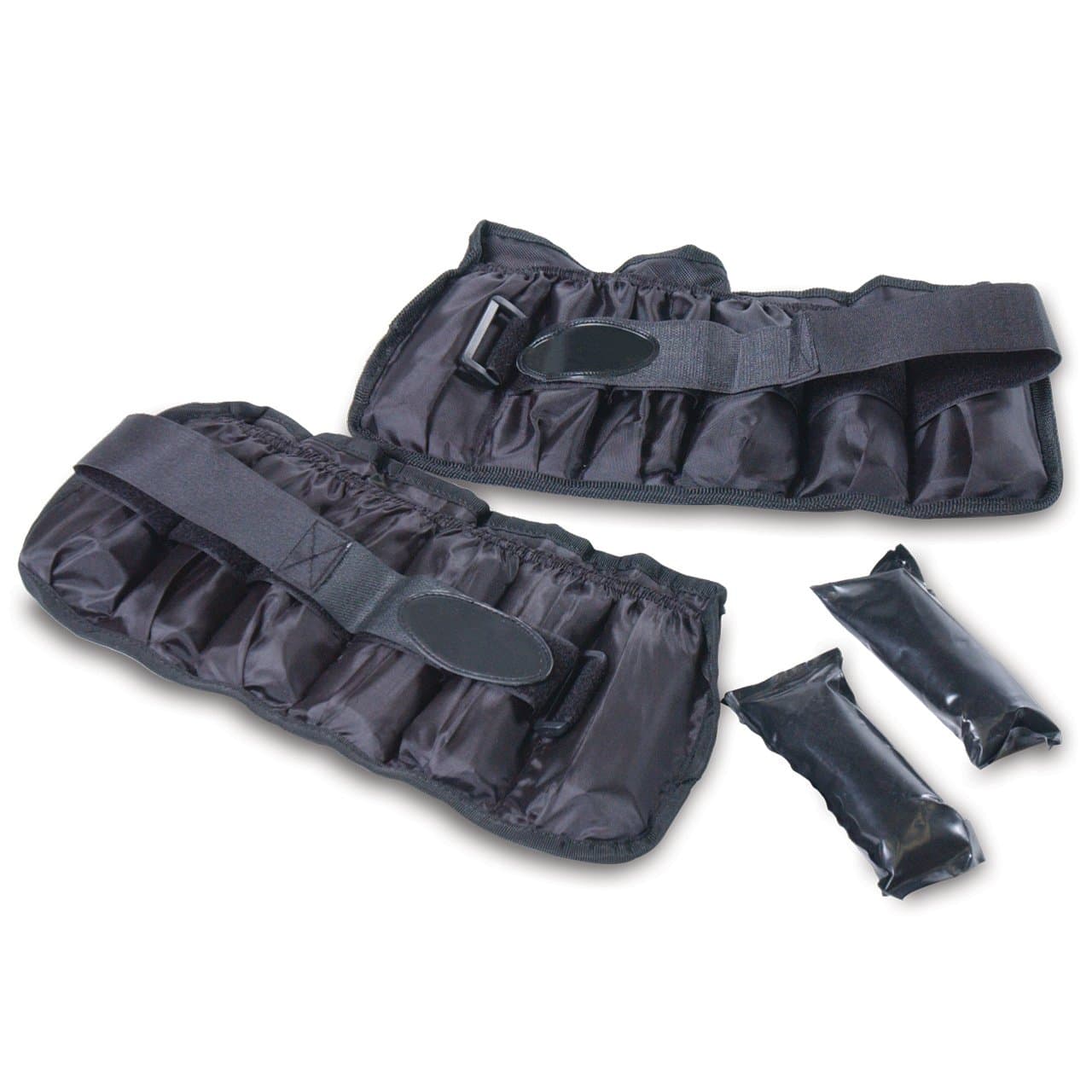 CAP Barbell Adjustable Ankle Weights |10-20lb Pair | Black