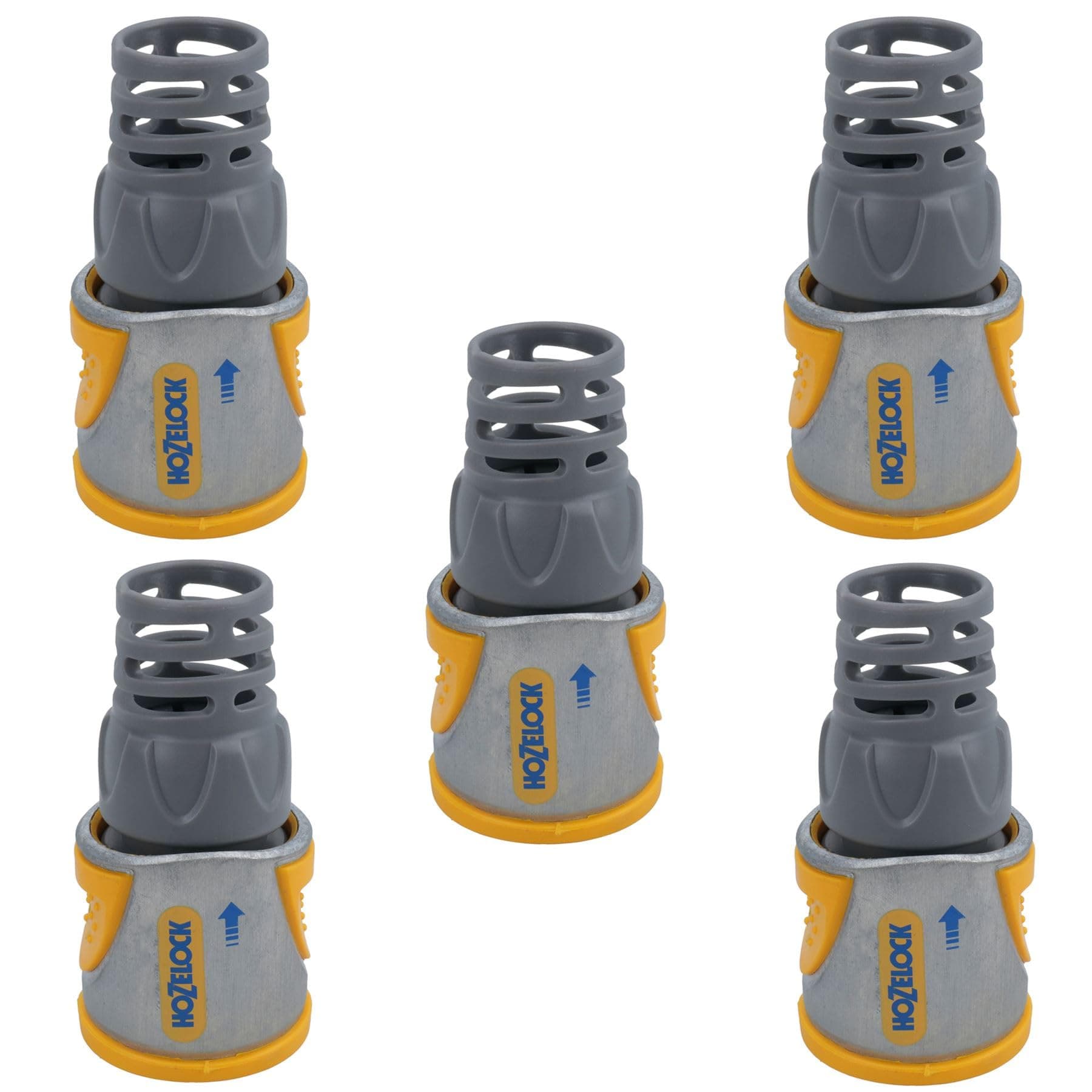 AB ToolsHozelock Metal Hose Pipe End Connector Quick Release Fitting Pro Water 5PK