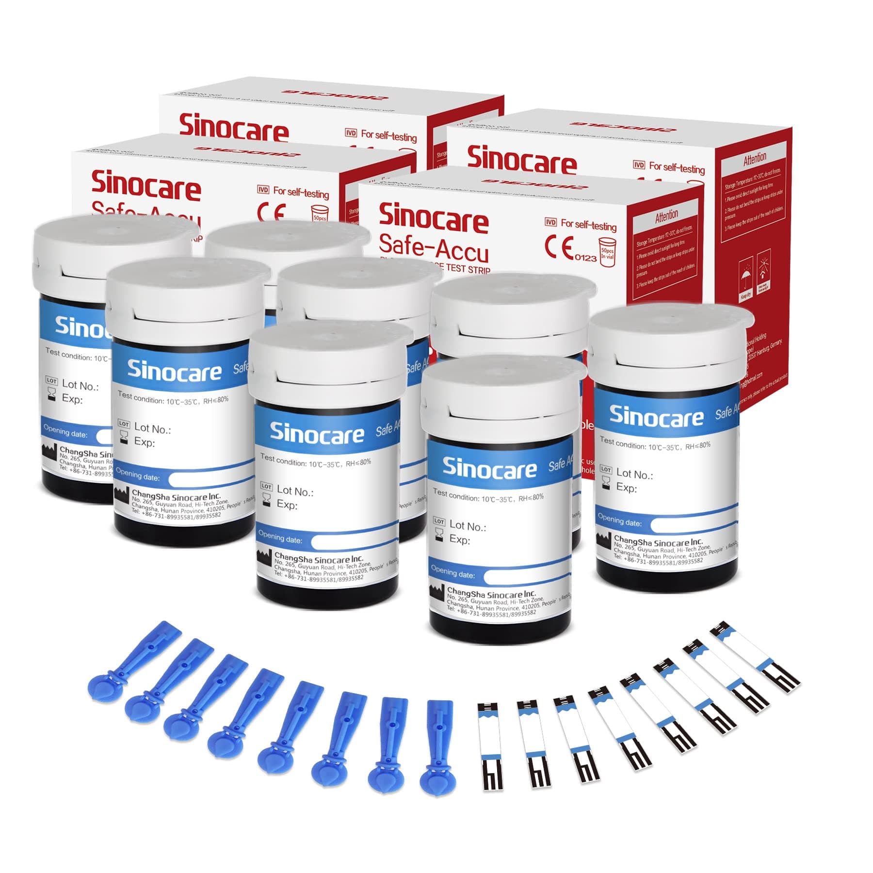 200pcs Safe Accu test strips