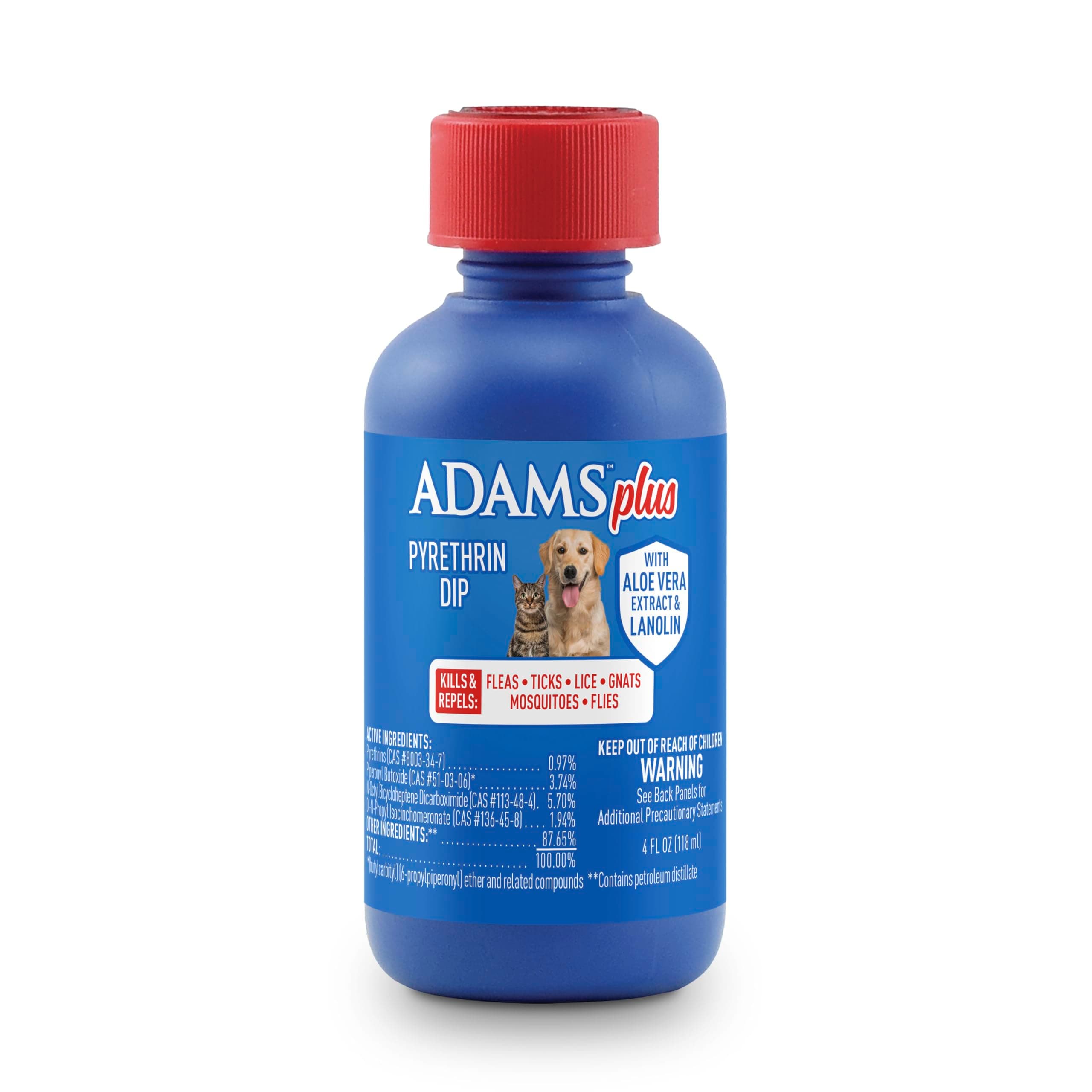 Adams Plus Pyrethrin Dip, 4-ounce