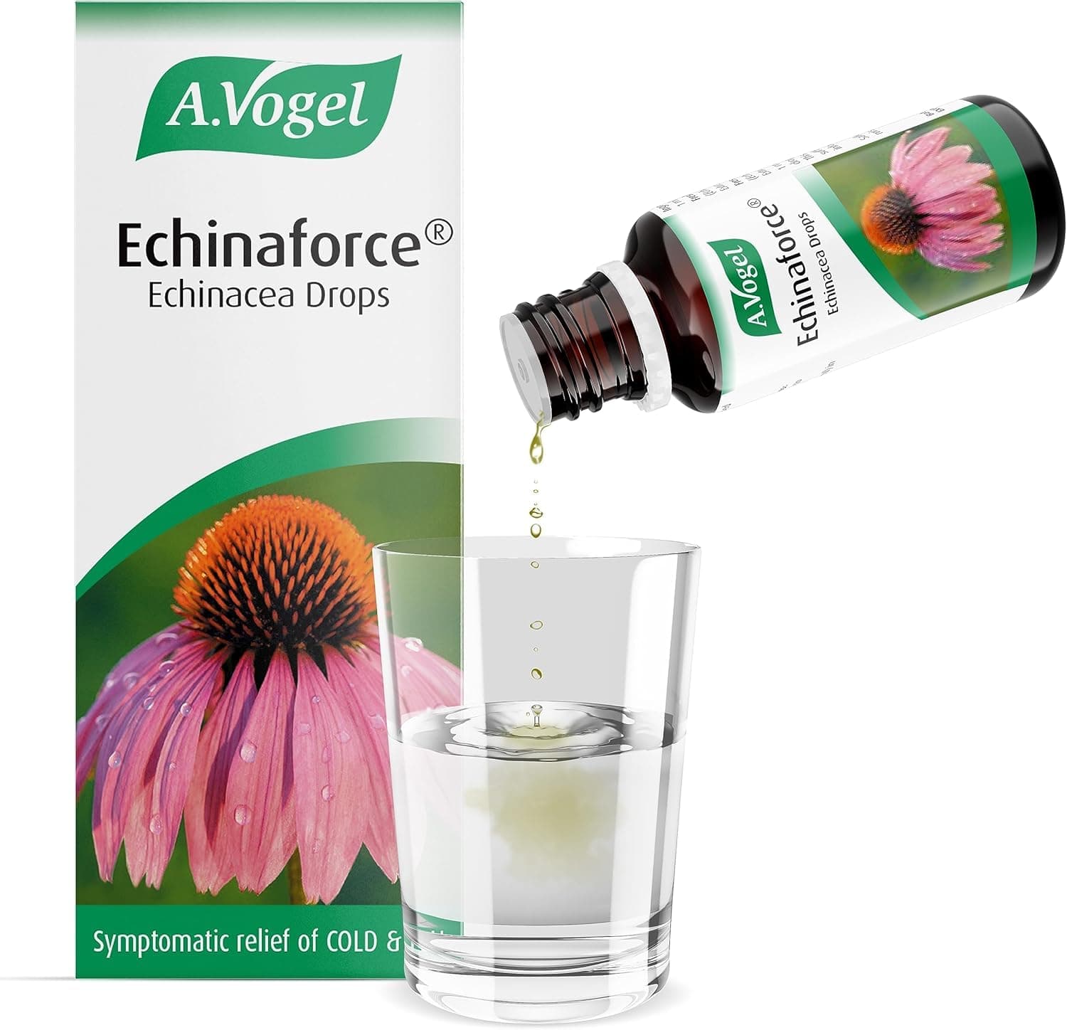 Echinaforce Echinacea Drops | Relieves Cold & Flu Symptoms by Supporting The Immune System | 50ml