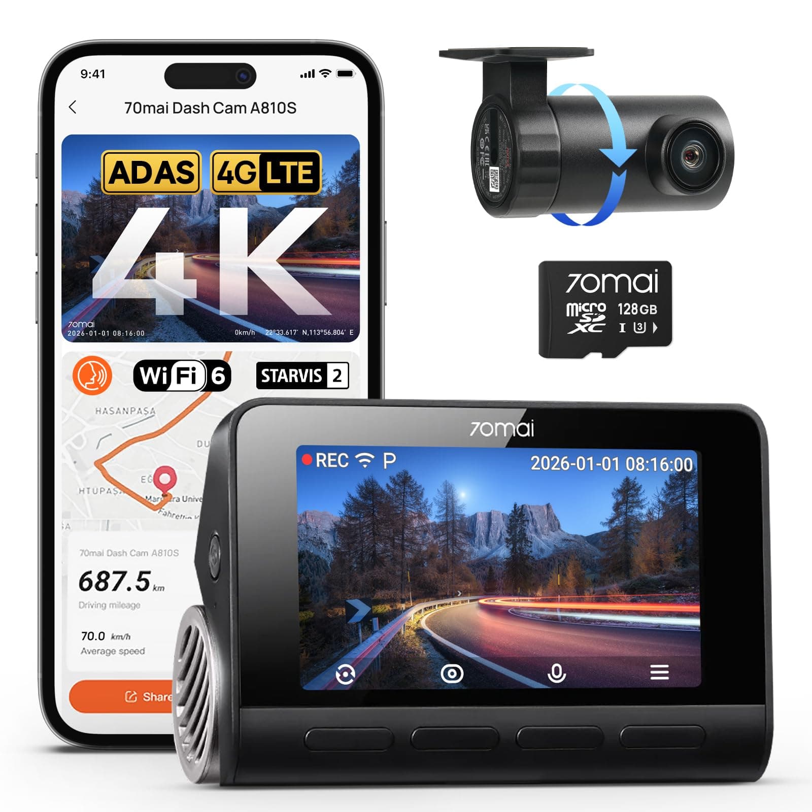 70mai Dash Cam A810