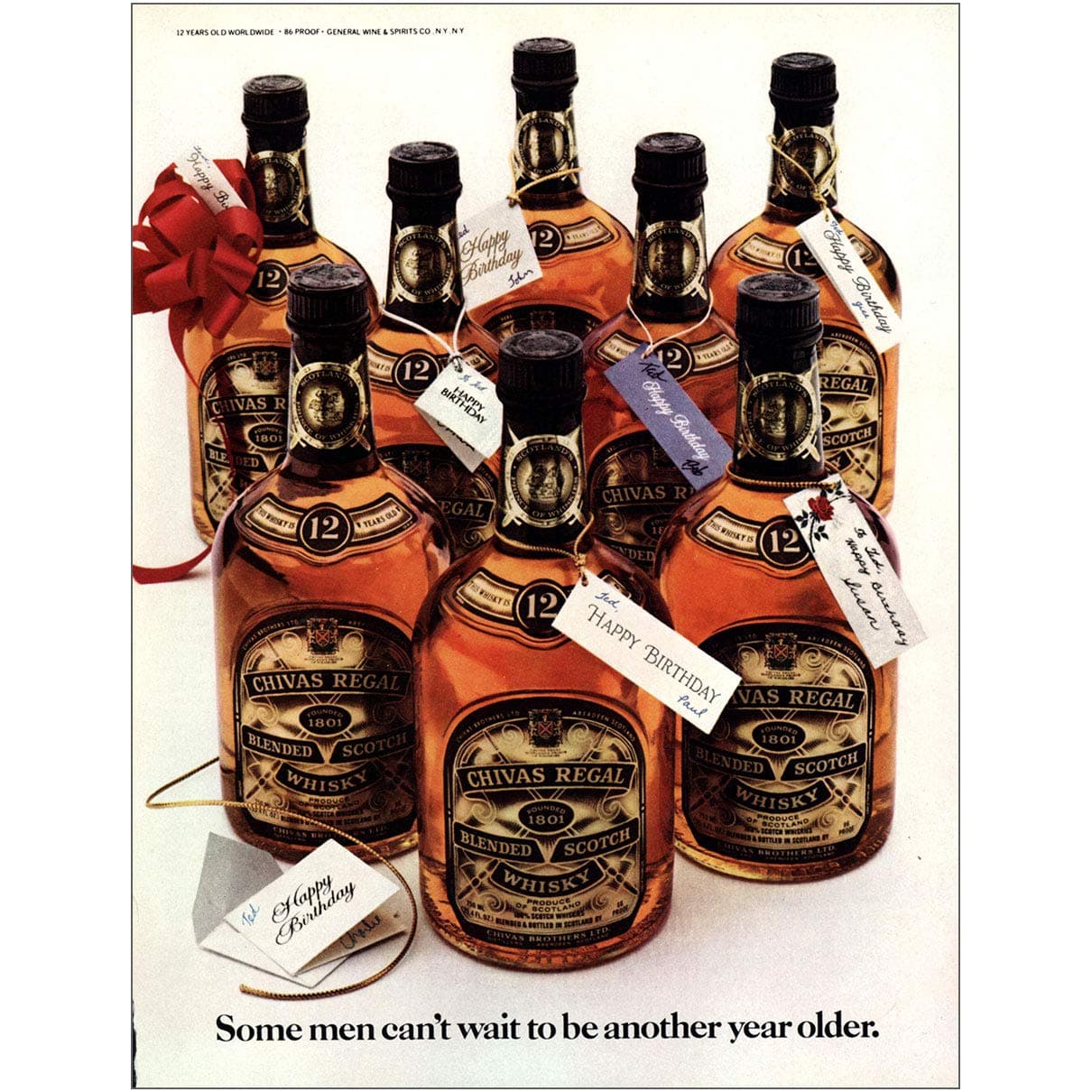 1981 Chivas Regal: Some Men Can't Wait Another Year Older, Chivas Print Ad