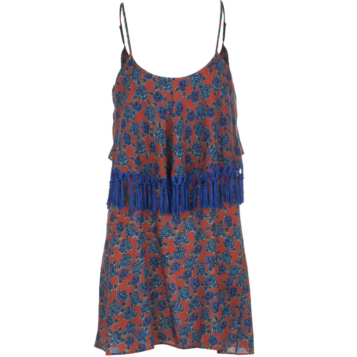 Sofia by ViX Women's Iva Ruffle Back Short Cover Up Dress