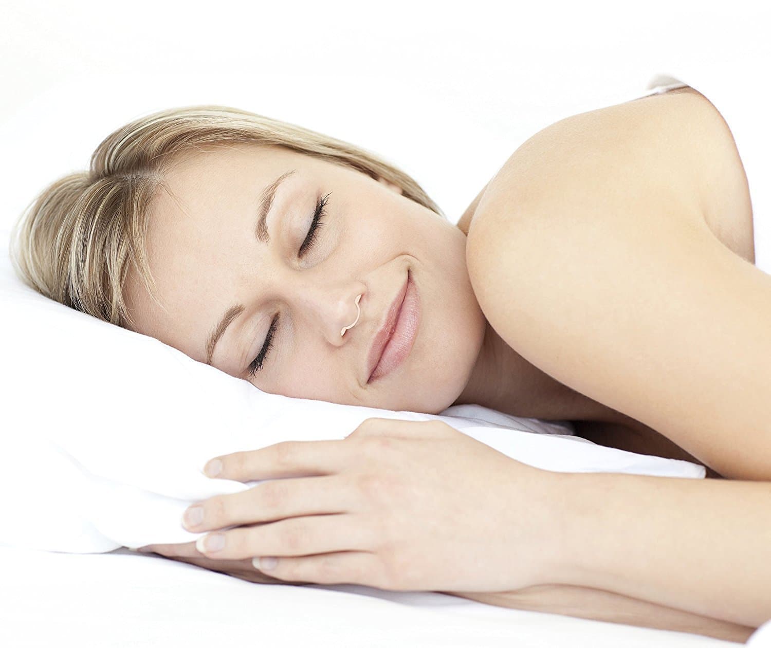 Sleep Apnea Snore Solution - Set of 4 Different Sizes - Pins To Stop Snoring - Instant Anti Snore Stopper Relief - Better than Mouthpiece or Pillows - Four Different Sizes Fit Comfortably in Any Sized Nose - Help Sleep Like A Baby Again - Nasal Inserts for Men and Women - Money Back Guarantee!