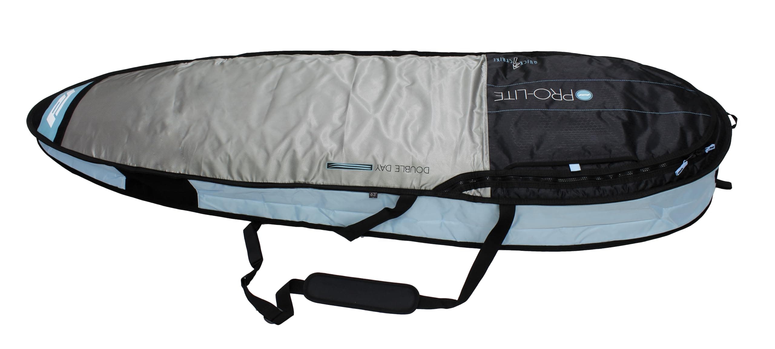 Quick Strike Double Surfboard Day Bag (Fits 1-2 Boards With Fins)