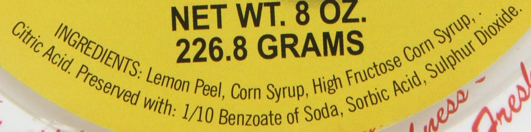 Paradise Diced Lemon Peel, 8 Ounce