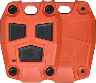 AJT Design ABS Plastic Keyfob Case for FJ Cruiser (2008-2014) | Key Fob Replacement Shell Only (No Electronics) | FJ Cruiser Accessories - Made in USA | Magma